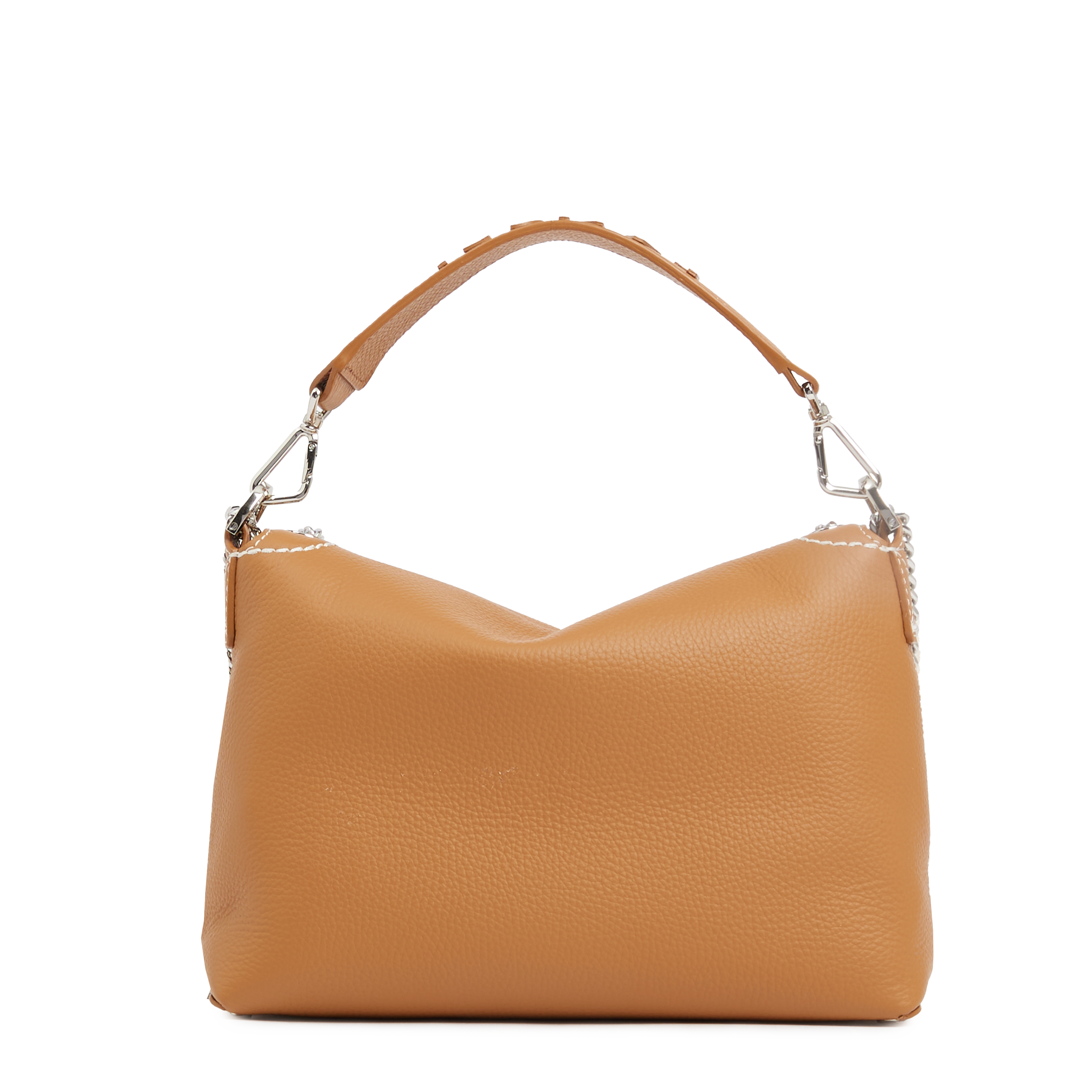 Sac rabat m ninon soft de lancel en cuir LANCEL Marron