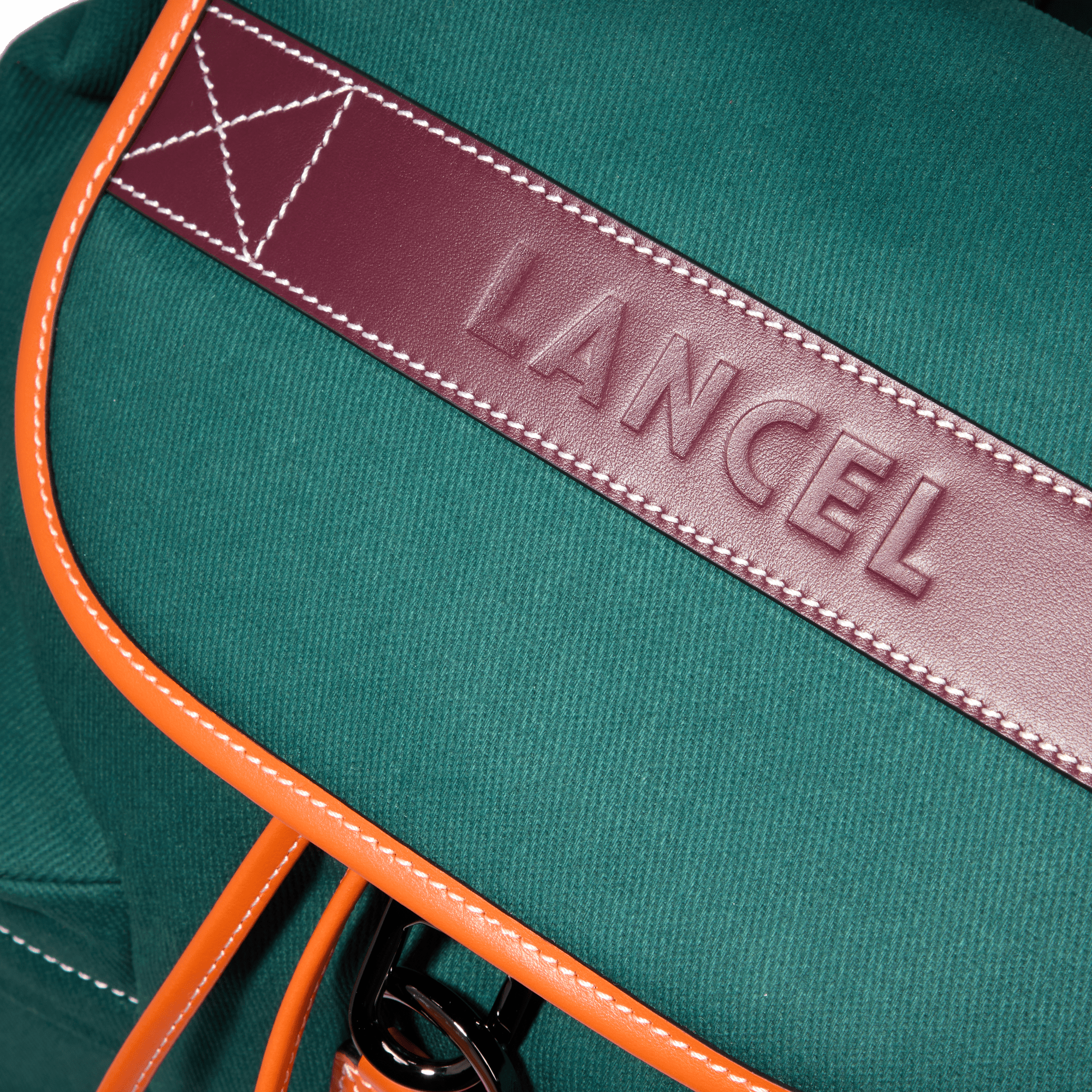 Sac à dos rabat escapade de lancel en cuir LANCEL Vert