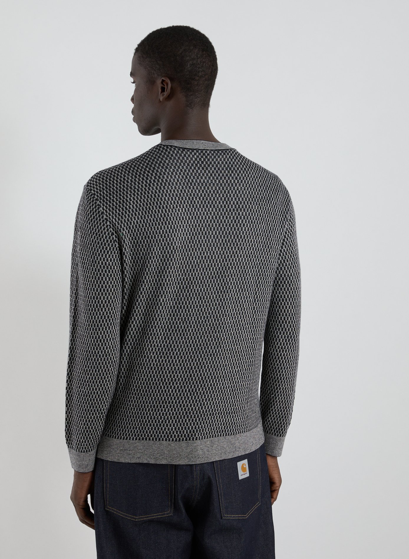 Sweater in mixed cotton blend ARMANI EXCHANGE Multicolour