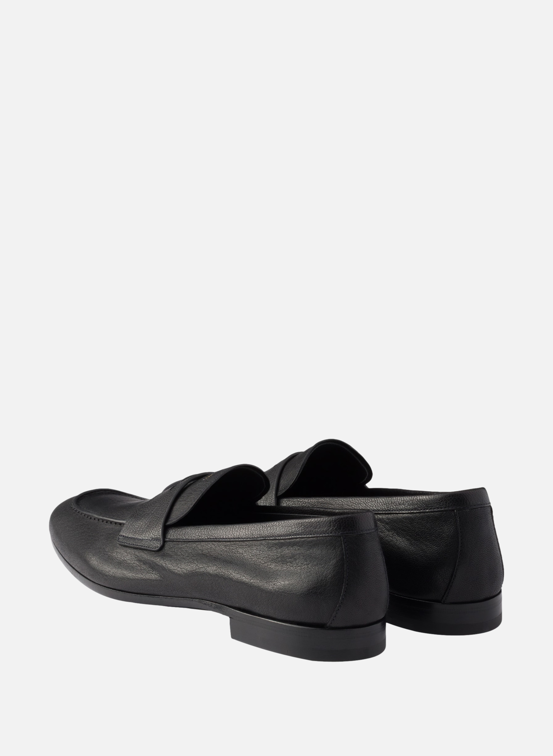 Mocassins en cuir PRADA Noir