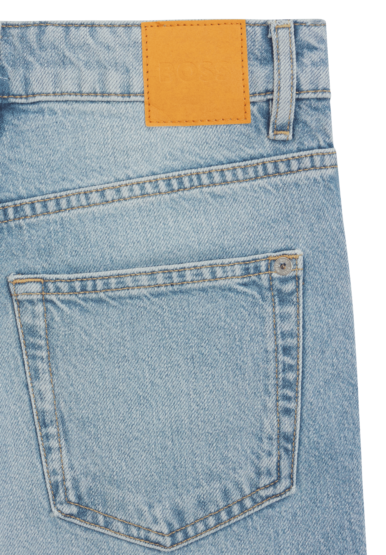 Jean slim en coton mélangé BOSS Bleu