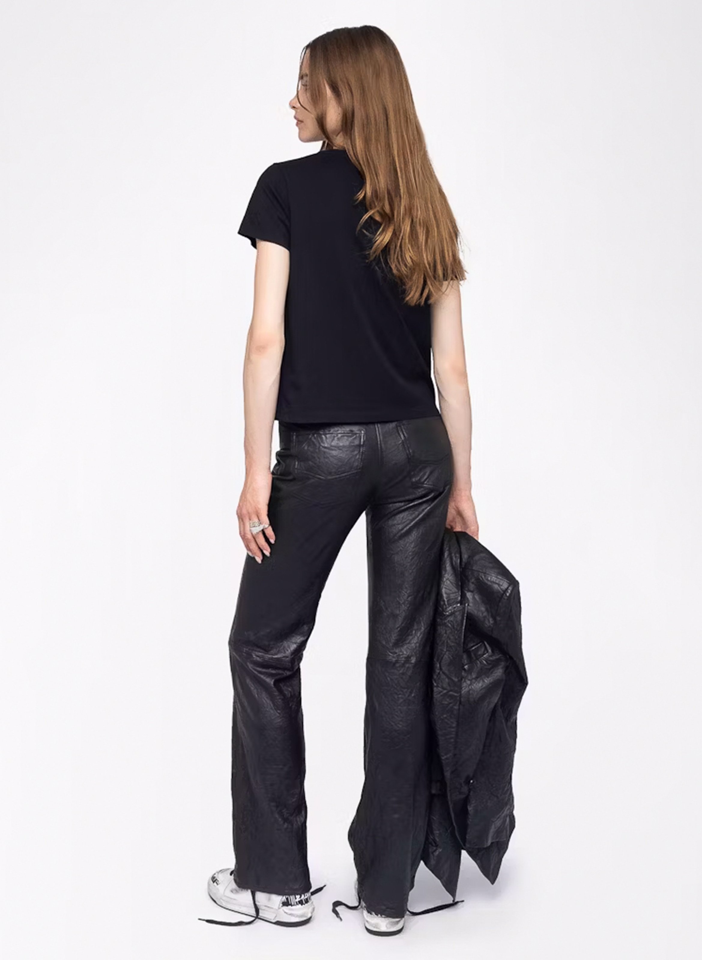 Tee-shirt manches courtes brodé alys ZADIG&VOLTAIRE Noir