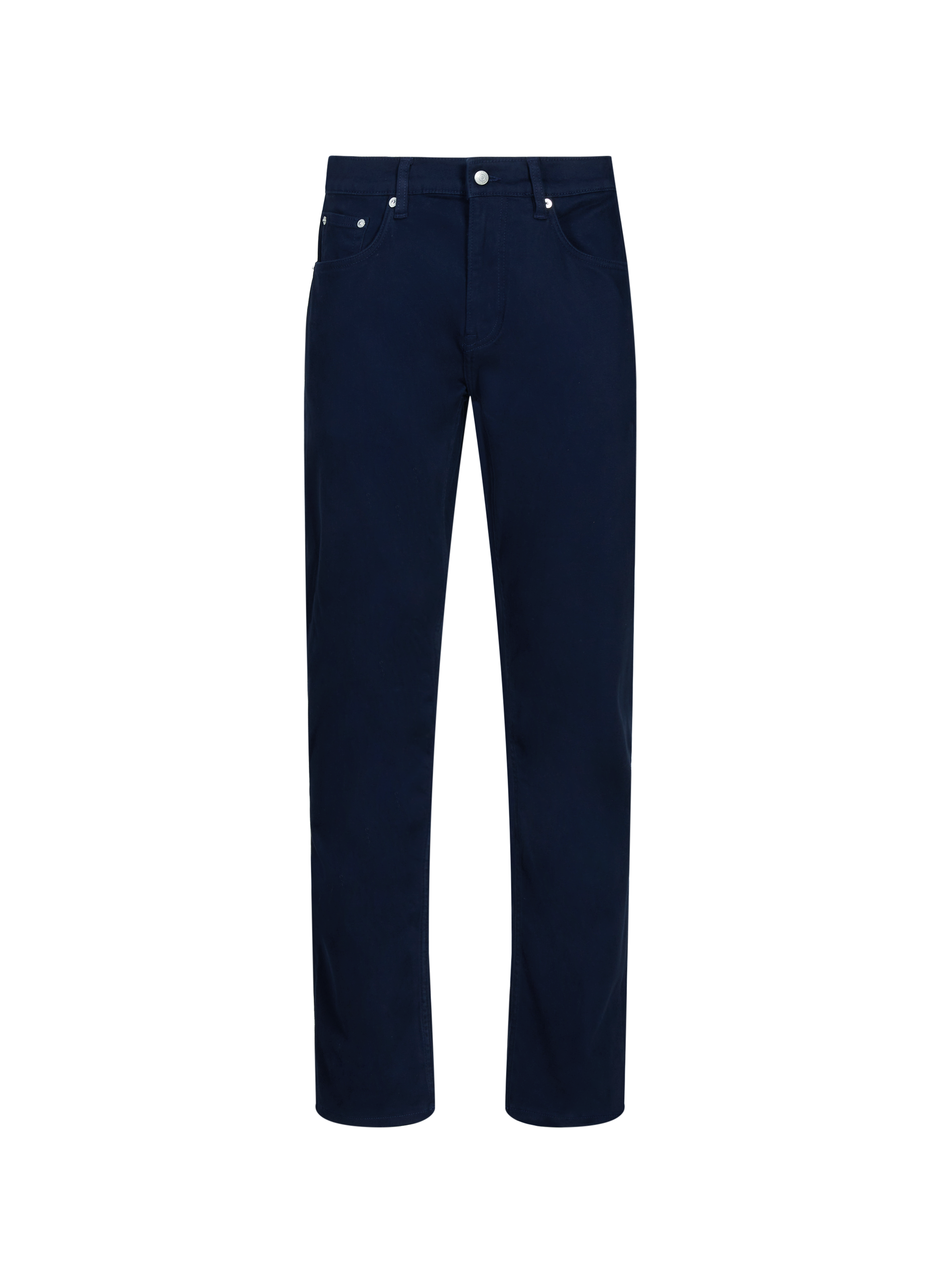 Straight velvet trousers in blended cotton GANT Blue