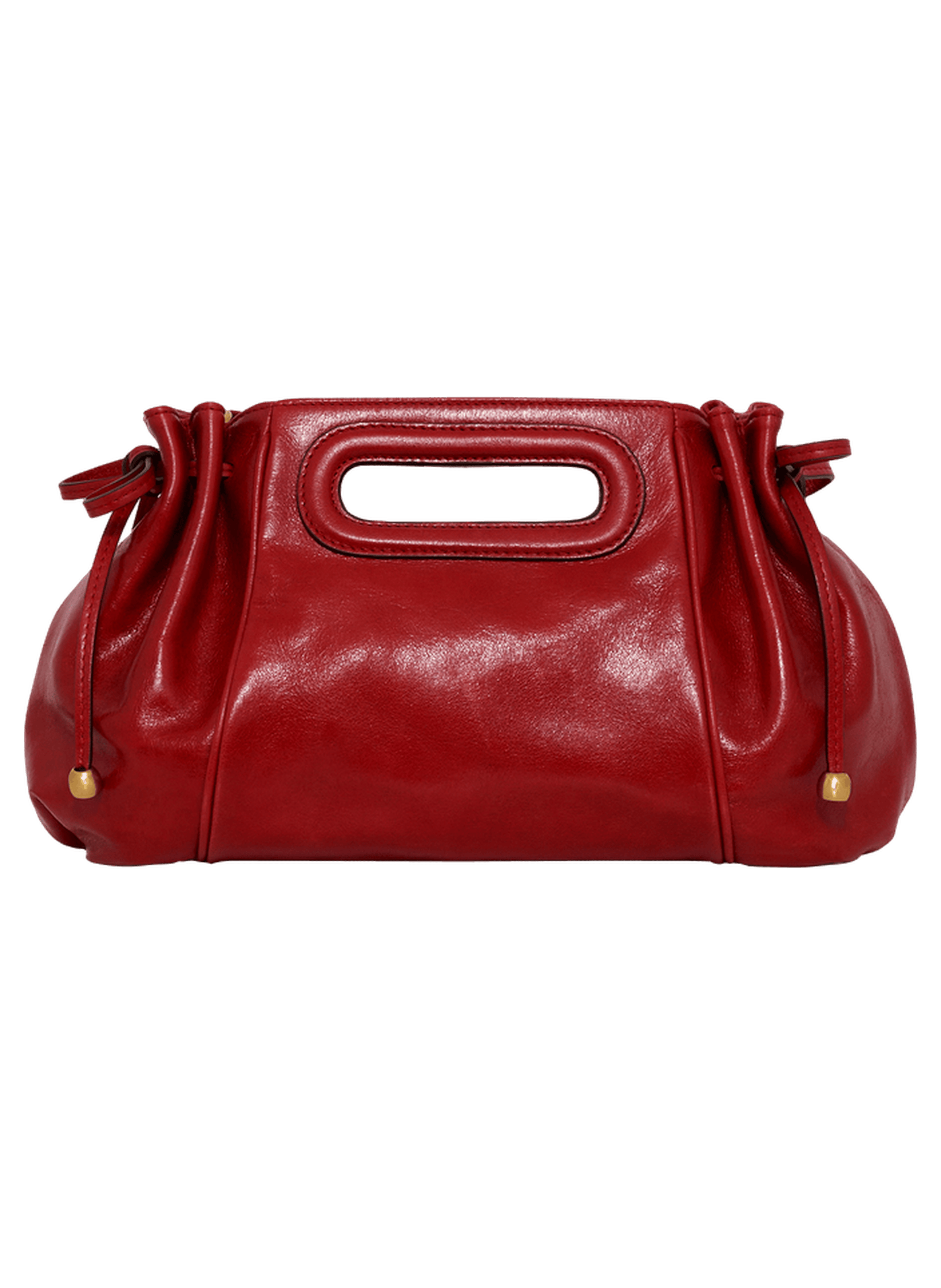 Sac à main en cuir effet froissé - mini dany GERARD DAREL Rouge