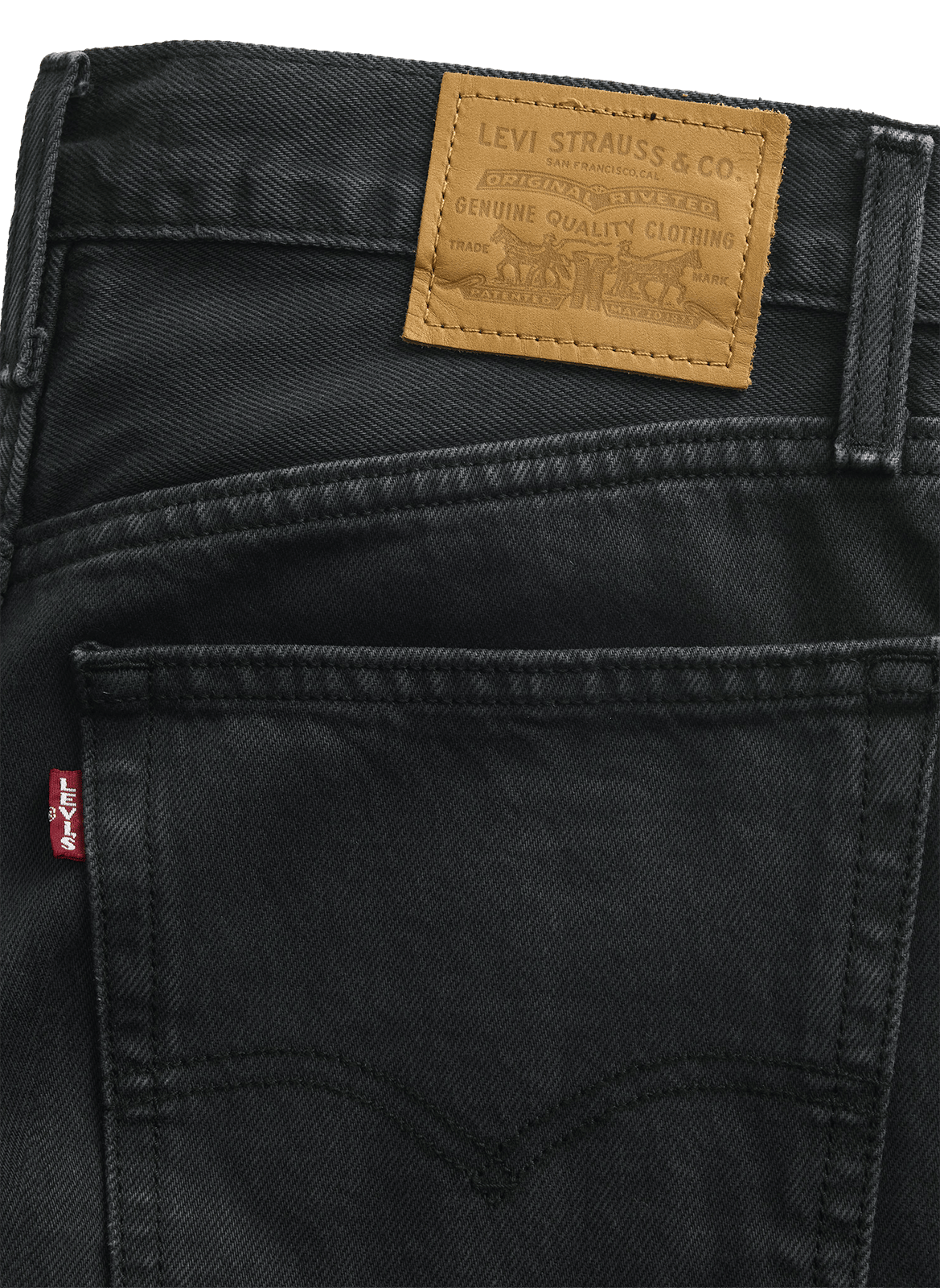 Jean Loose Boot en coton LEVI'S Noir