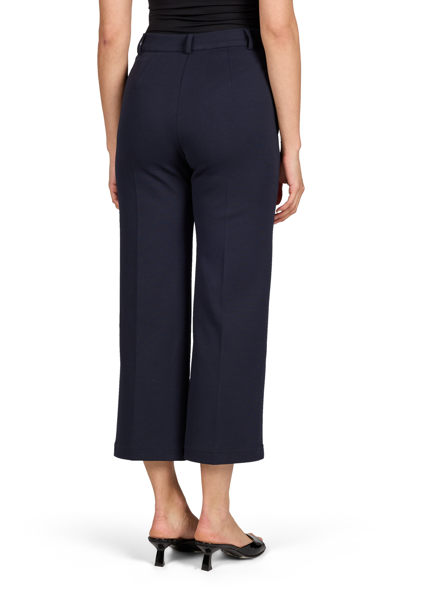 Pantalon droit Abano en jersey coton mélangé MAX MARA WEEK END Bleu