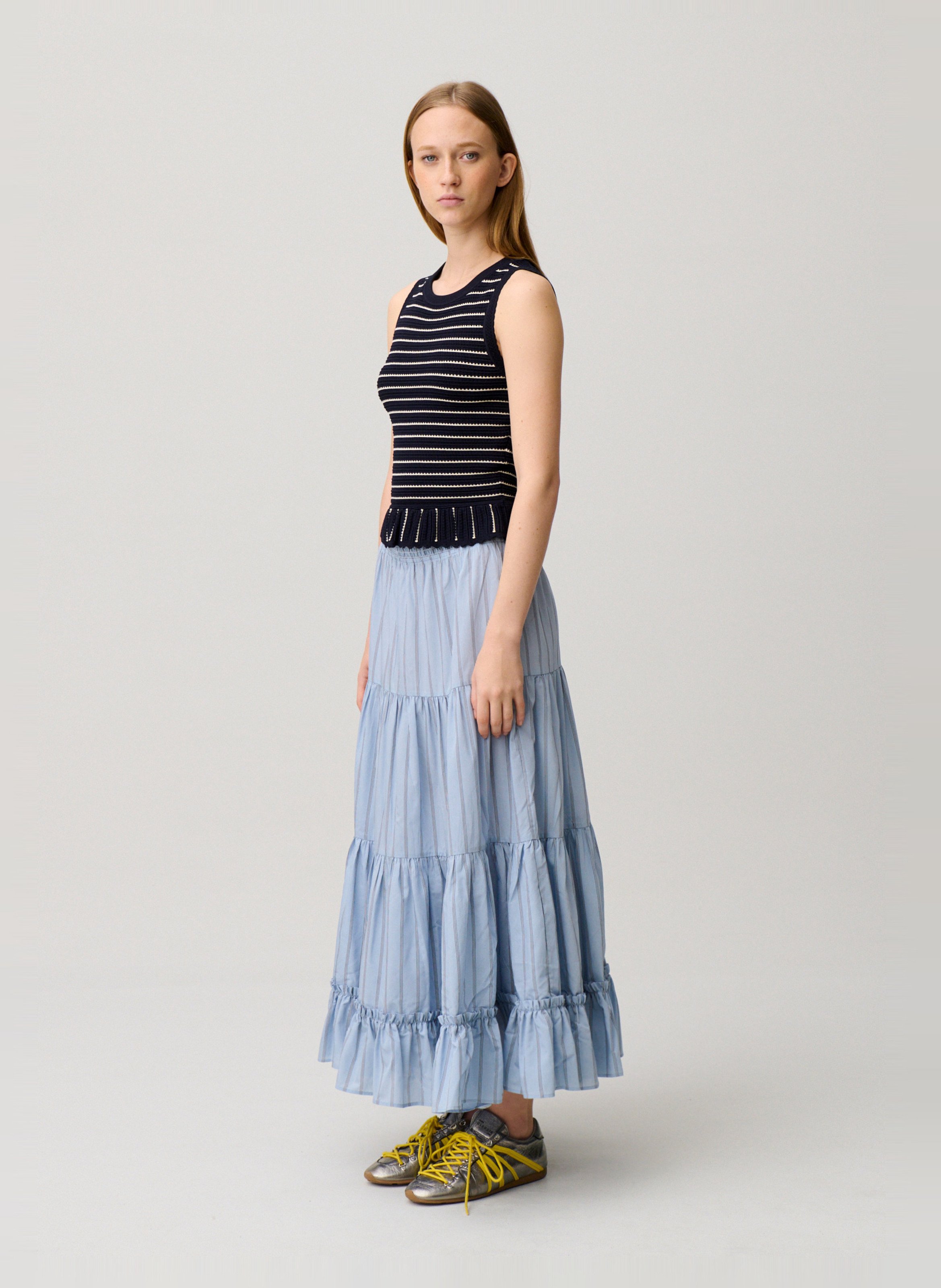 Top en maille ajusté CLAUDIE PIERLOT Multicolore