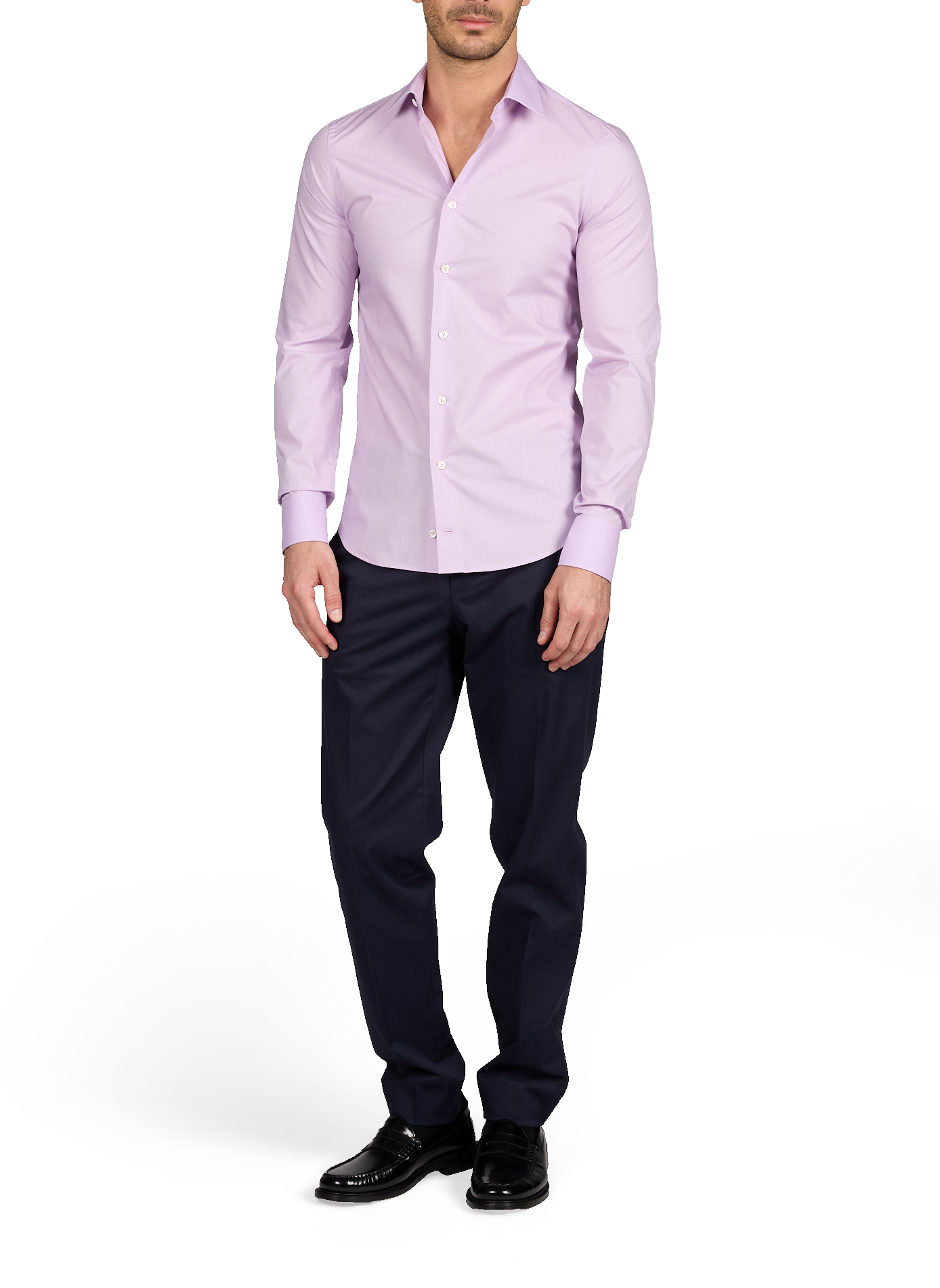 Chemise unie en coton VAN LAACK Rose