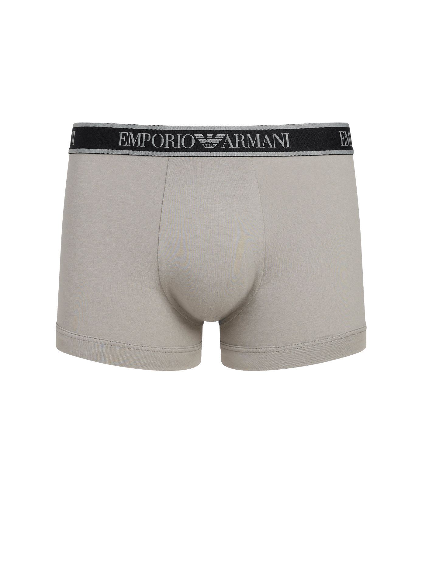 Set of three plain boxers in blended cotton EMPORIO ARMANI Multicolour