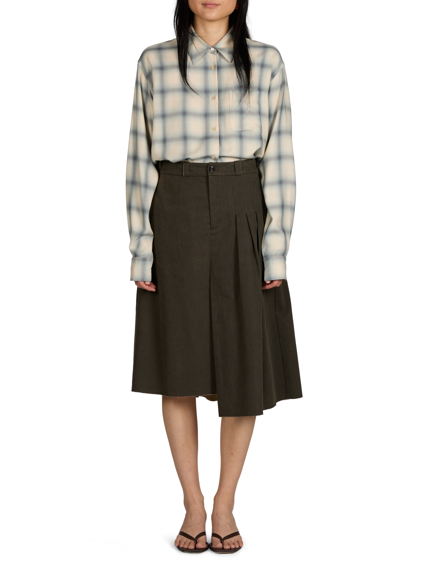 Loose-fit check shirt OUR LEGACY Multicolour