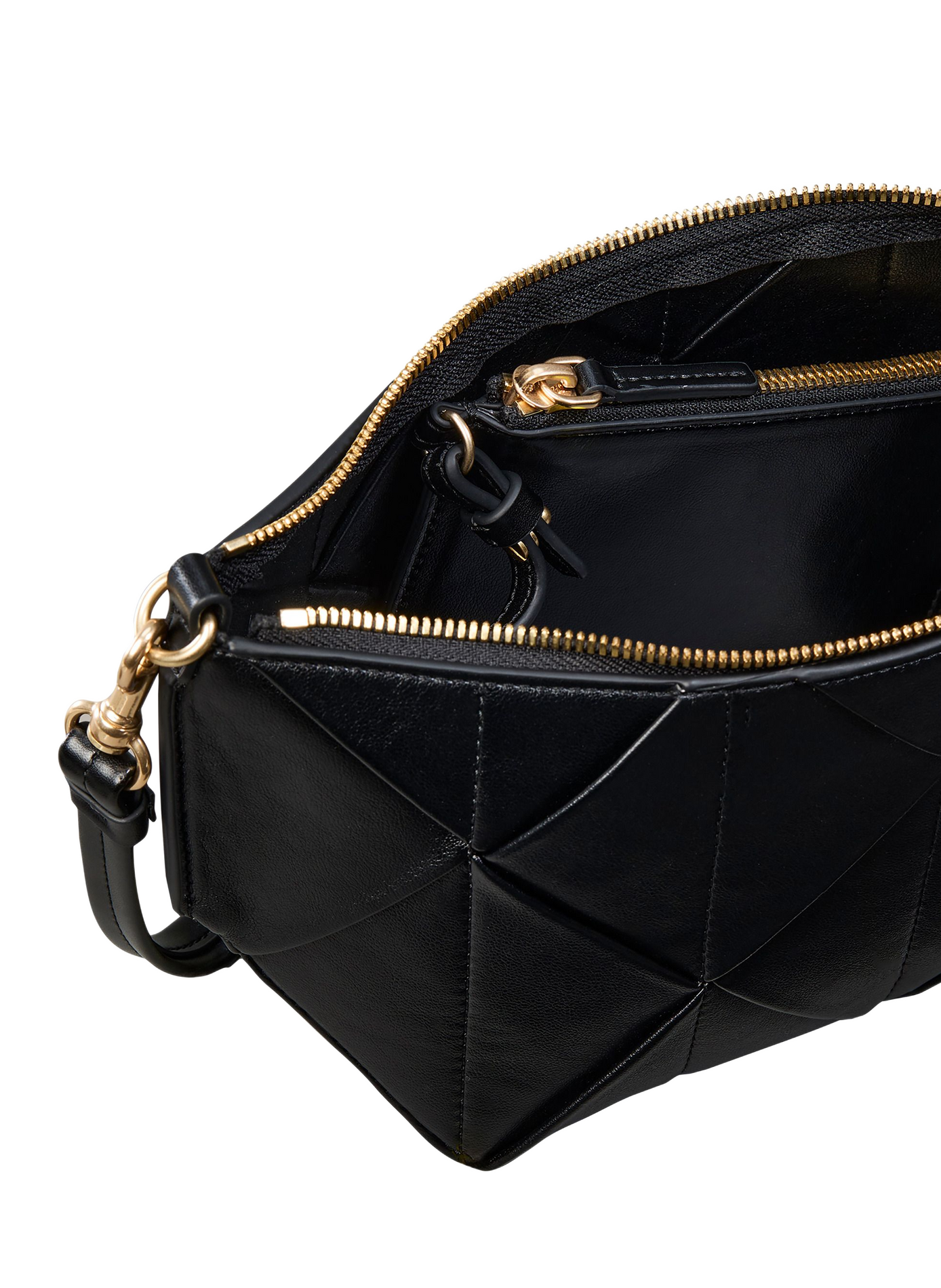 Bolso de mano con detalle gráfico acolchado CALVIN KLEIN Negro