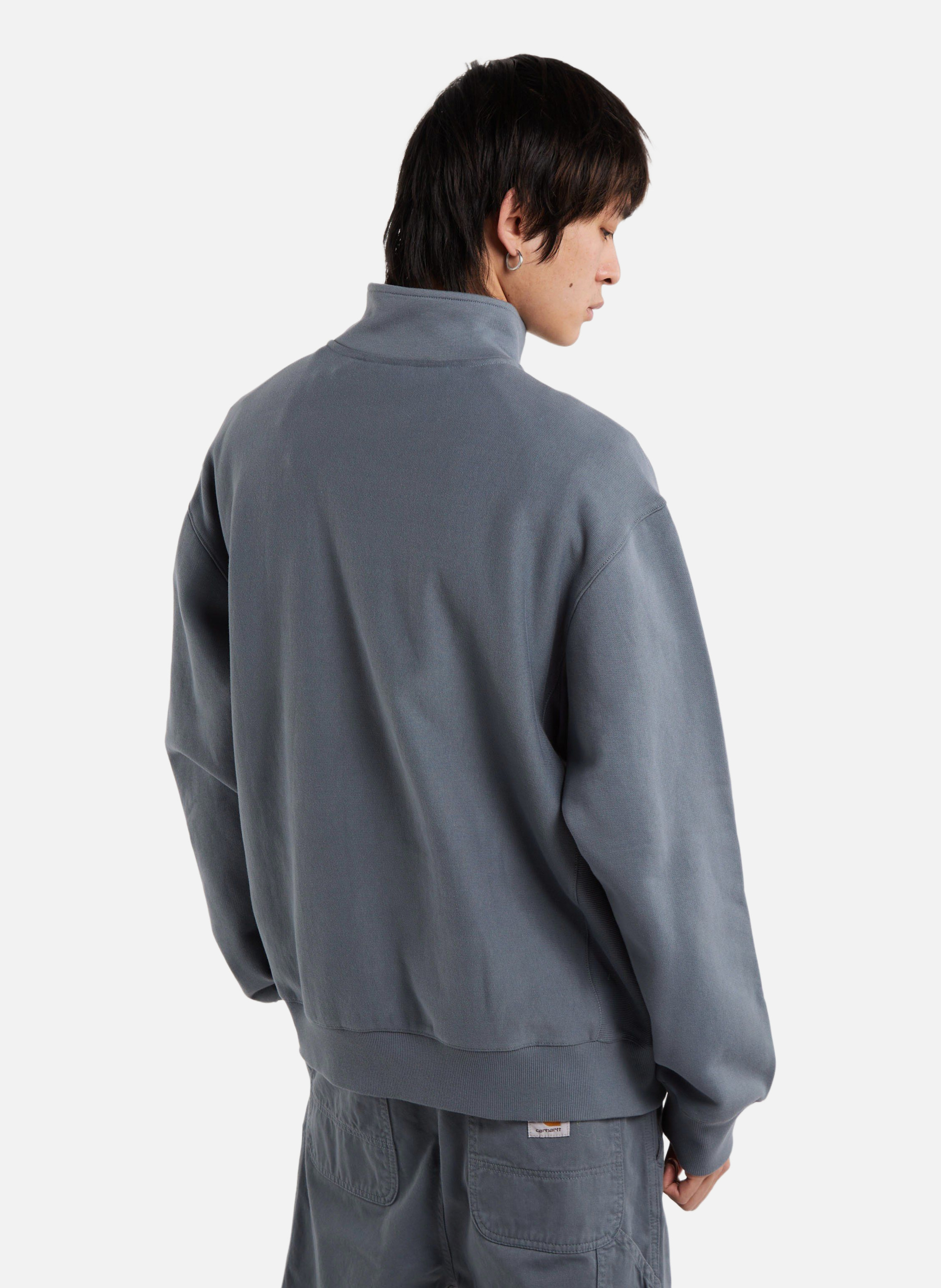 Sweat zippé longhand half zip sweat CARHARTT WIP Bleu