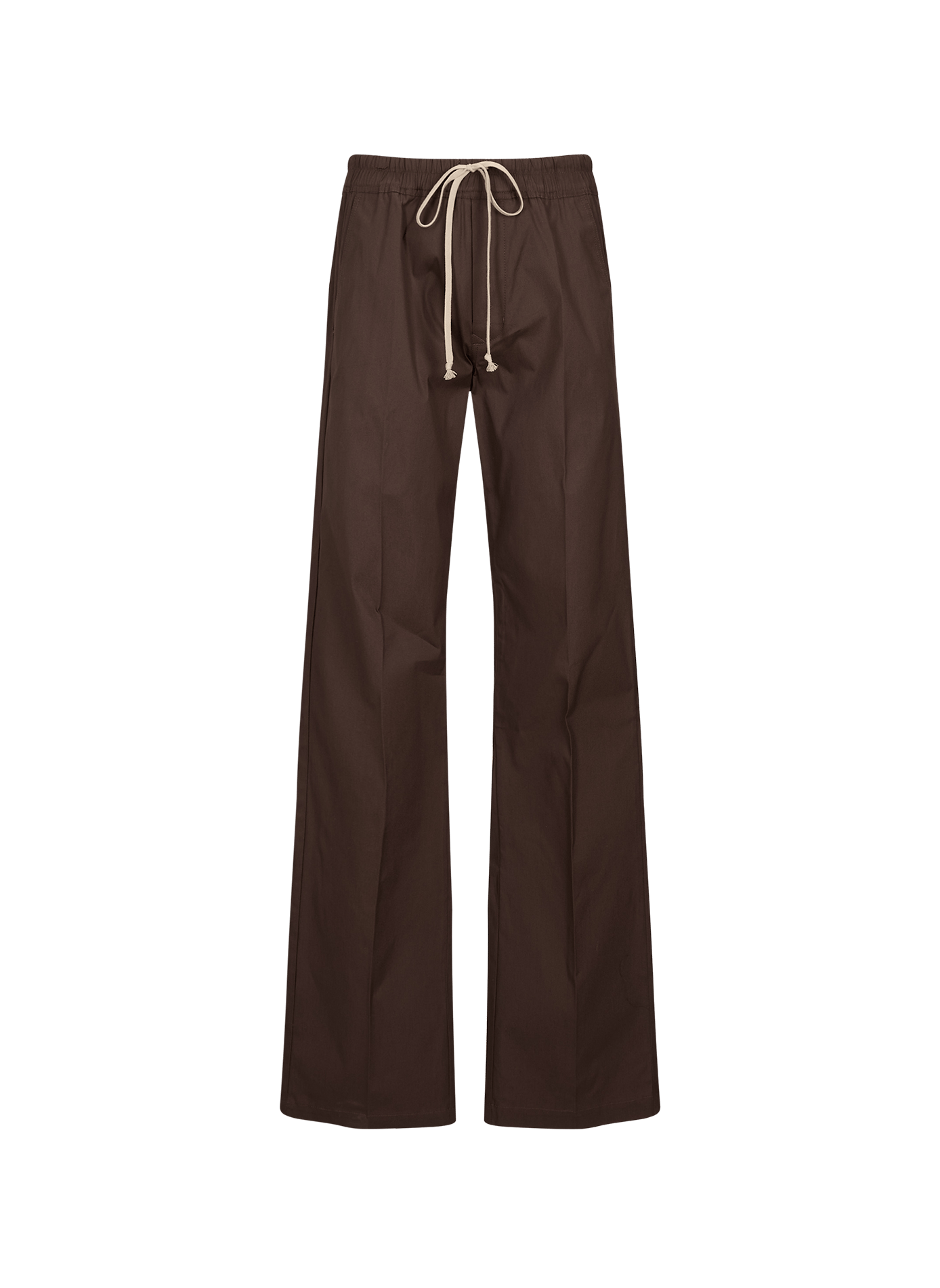 Pantalon à cordon de serrage Dietrich en coton RICK OWENS Marron