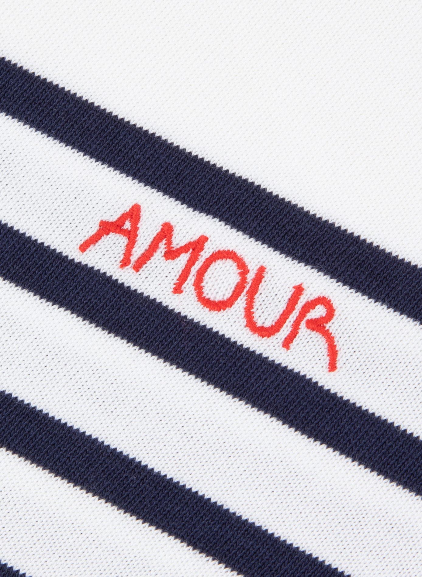 Striped straight t-shirt MAISON LABICHE White