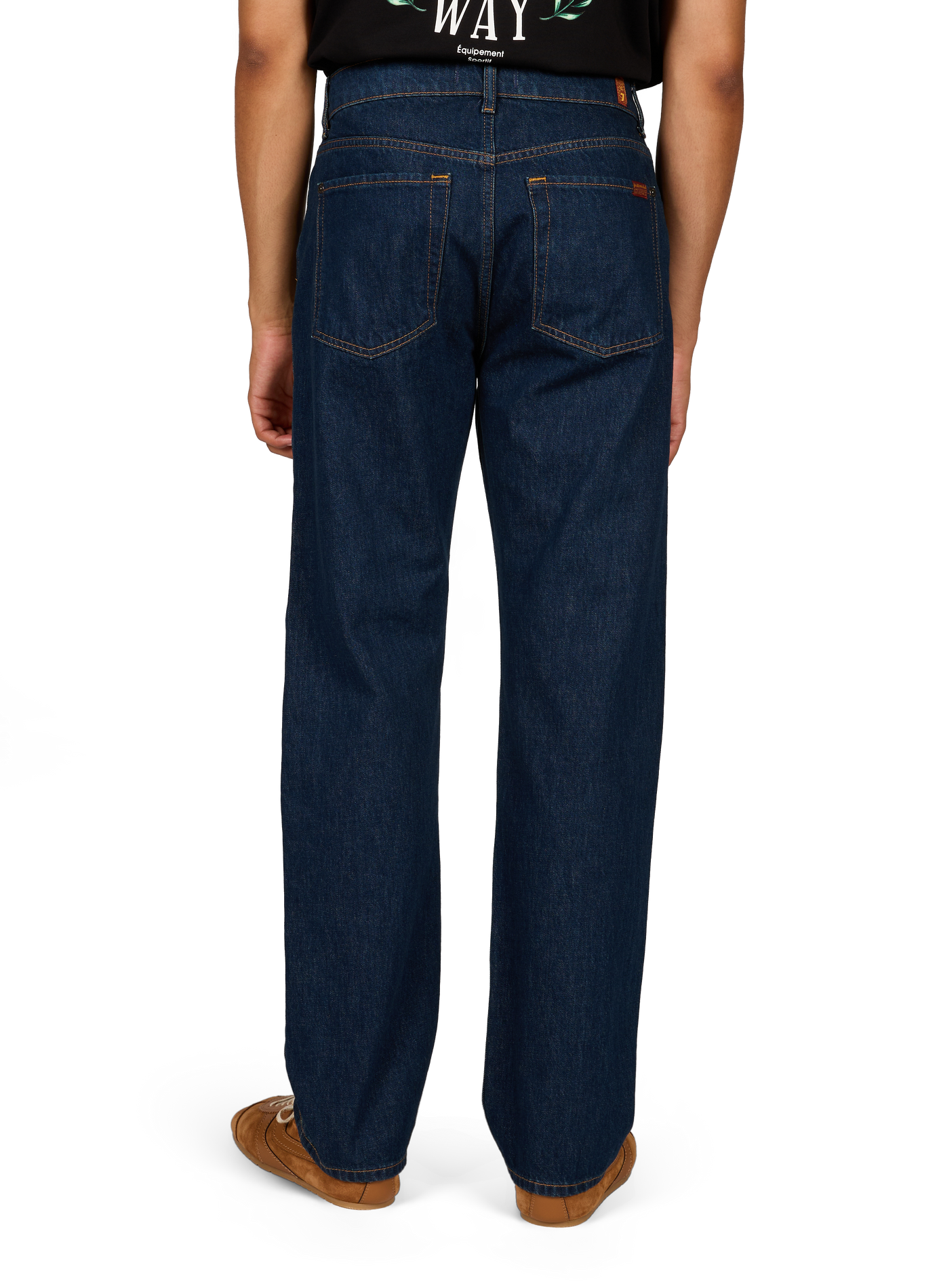 Modern straight leg jeans in cotton 7 FOR ALL MANKIND Blue