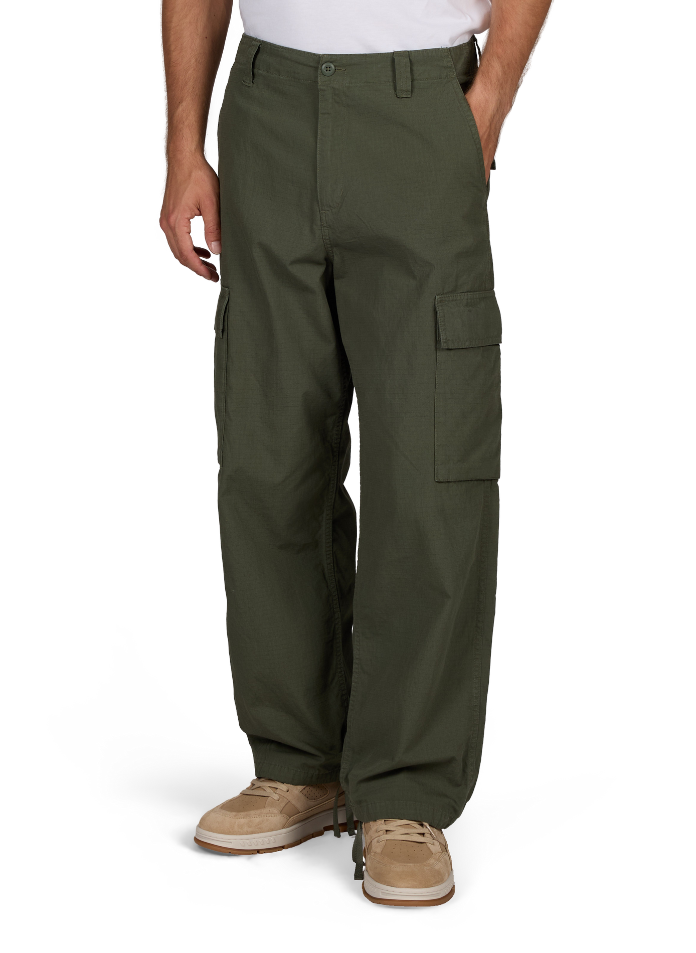 Pantalon cargo Kade en coton CARHARTT WIP Vert