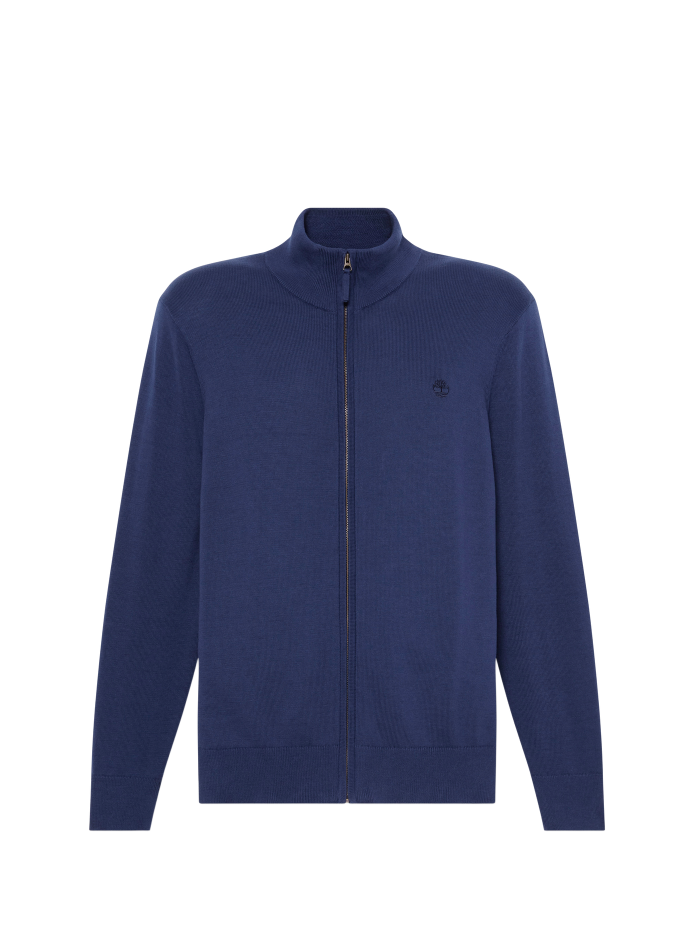 Pull droit zippé en coton TIMBERLAND Bleu
