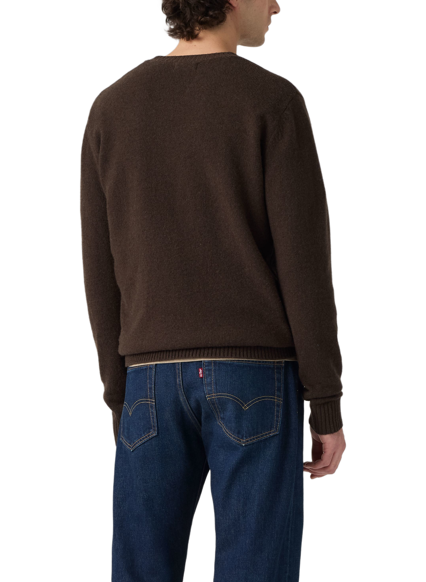 Crew-neck jumper LEVI'S Brown