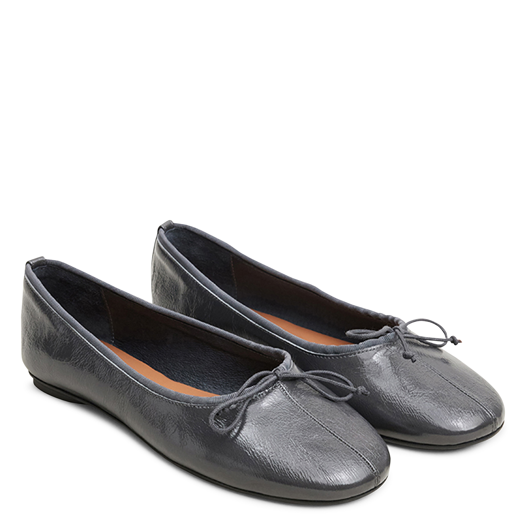 Ballerines en cuir dallette JONAK Gris