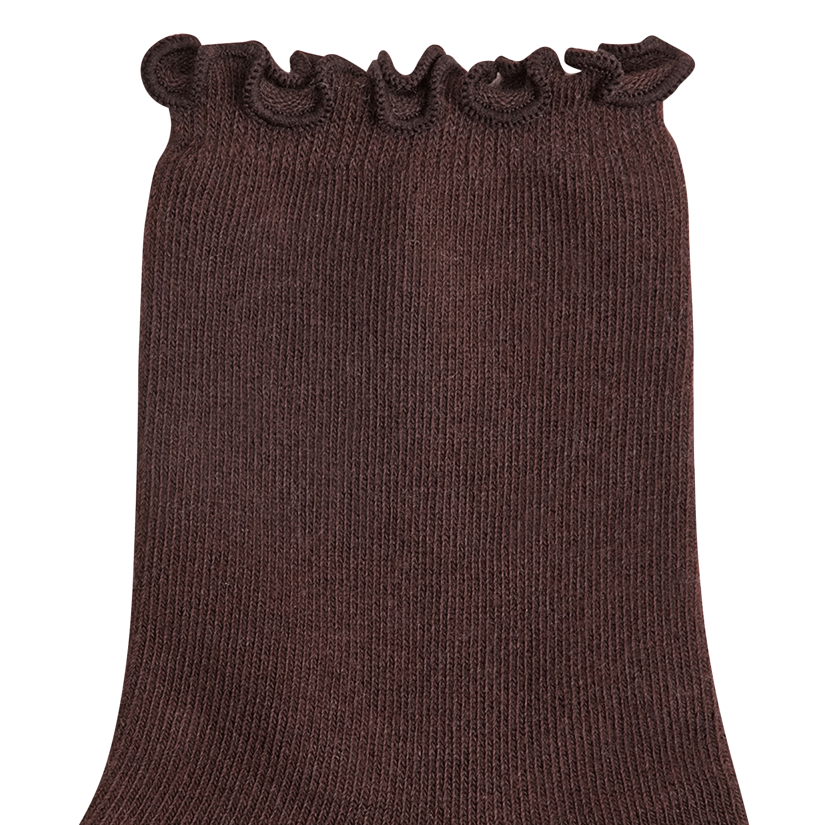 Chaussettes brodées florian JONAK Marron