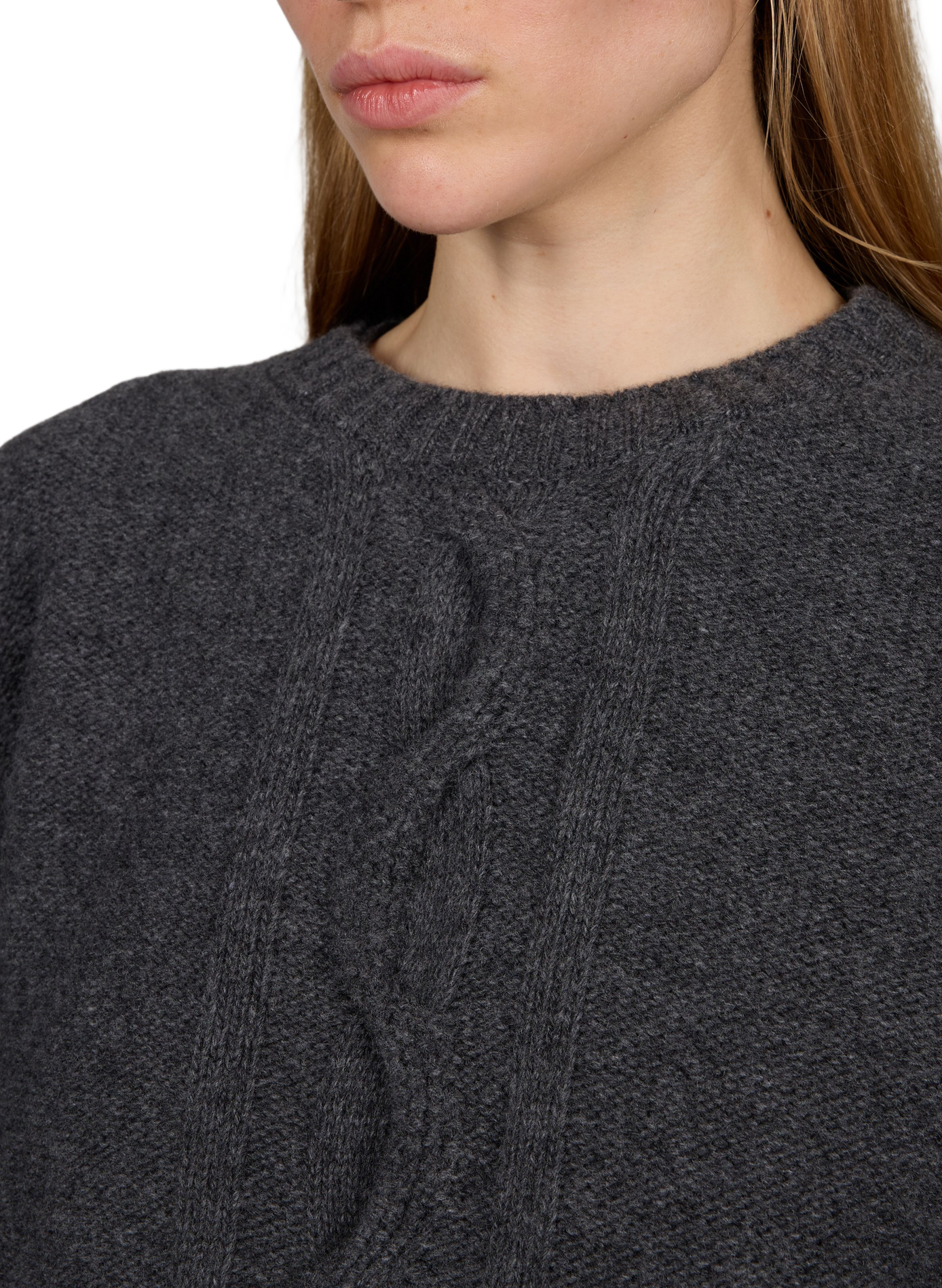 Wkdcalco Set aus Pullover und langem Wollkleid MAX MARA WEEK END Grau