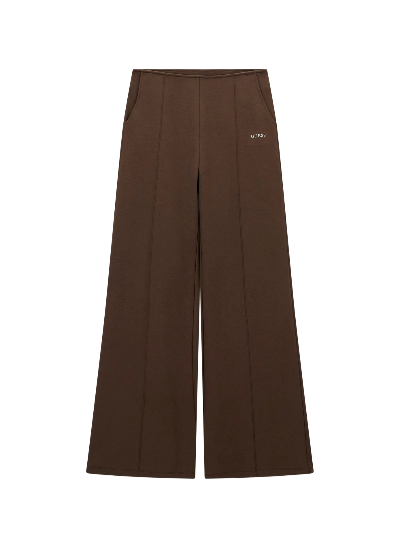 Pantalon large Virginia GUESS Marron