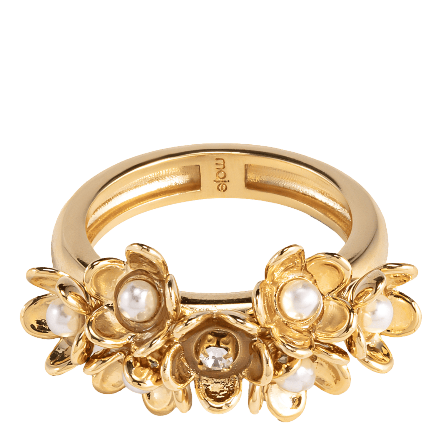 Bague en laiton MAJE Doré