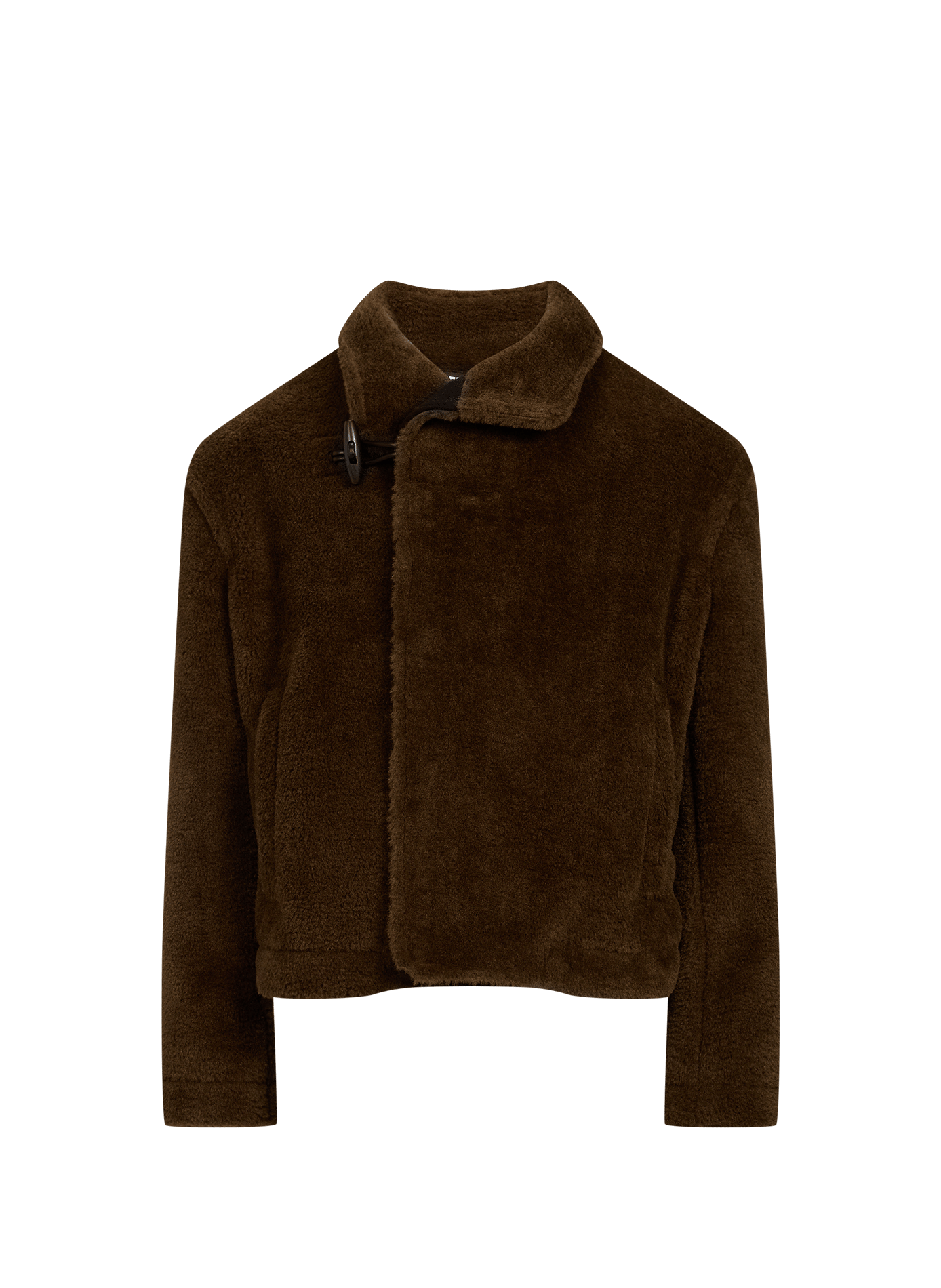 The Fernando Faux Fur Jacket JACQUEMUS Khaki