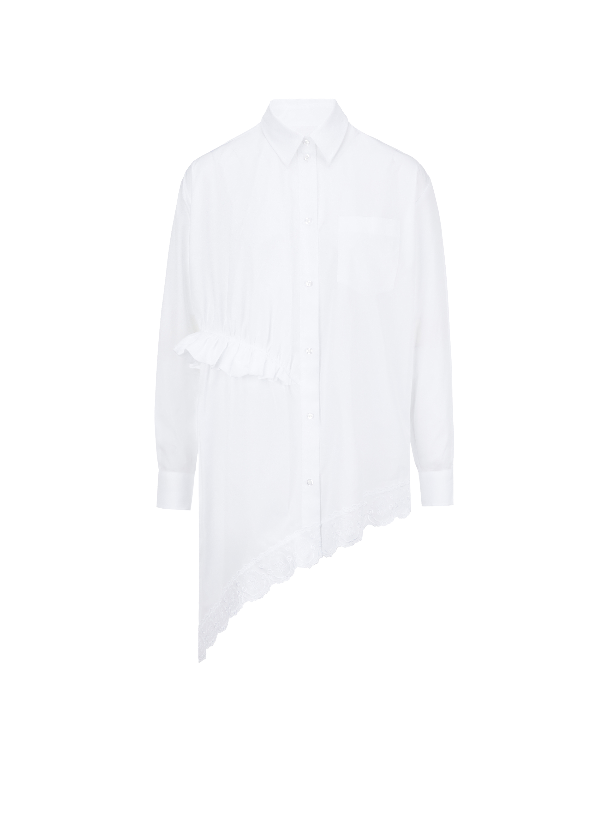 SIMONE ROCHA Asymmetrical shirt dress White