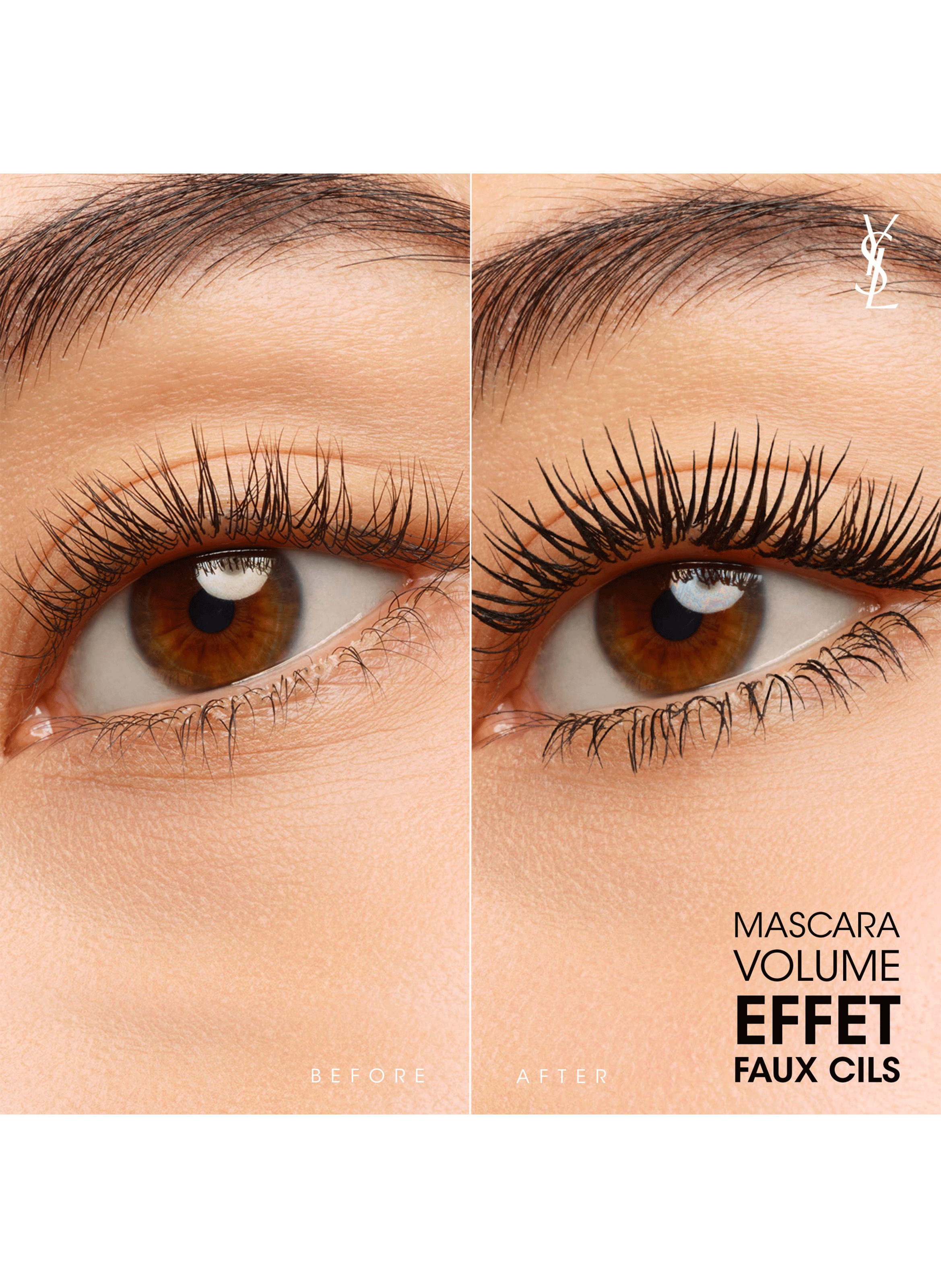 Mascaras Volume effet faux cils mascara volume indécent et longueur intense YVES SAINT LAURENT 01 noir haute densité