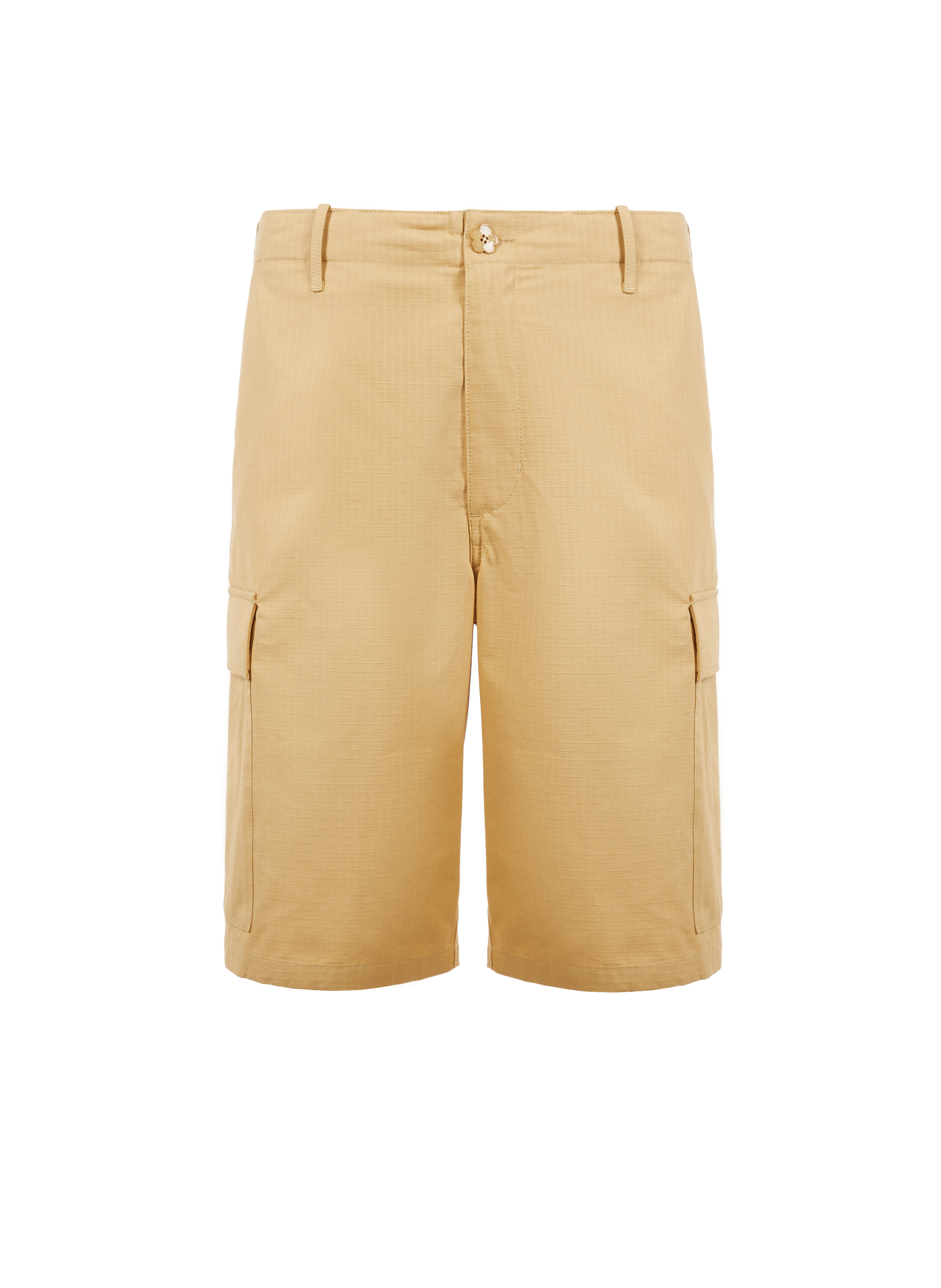 Straight cotton shorts  KENZO Beige
