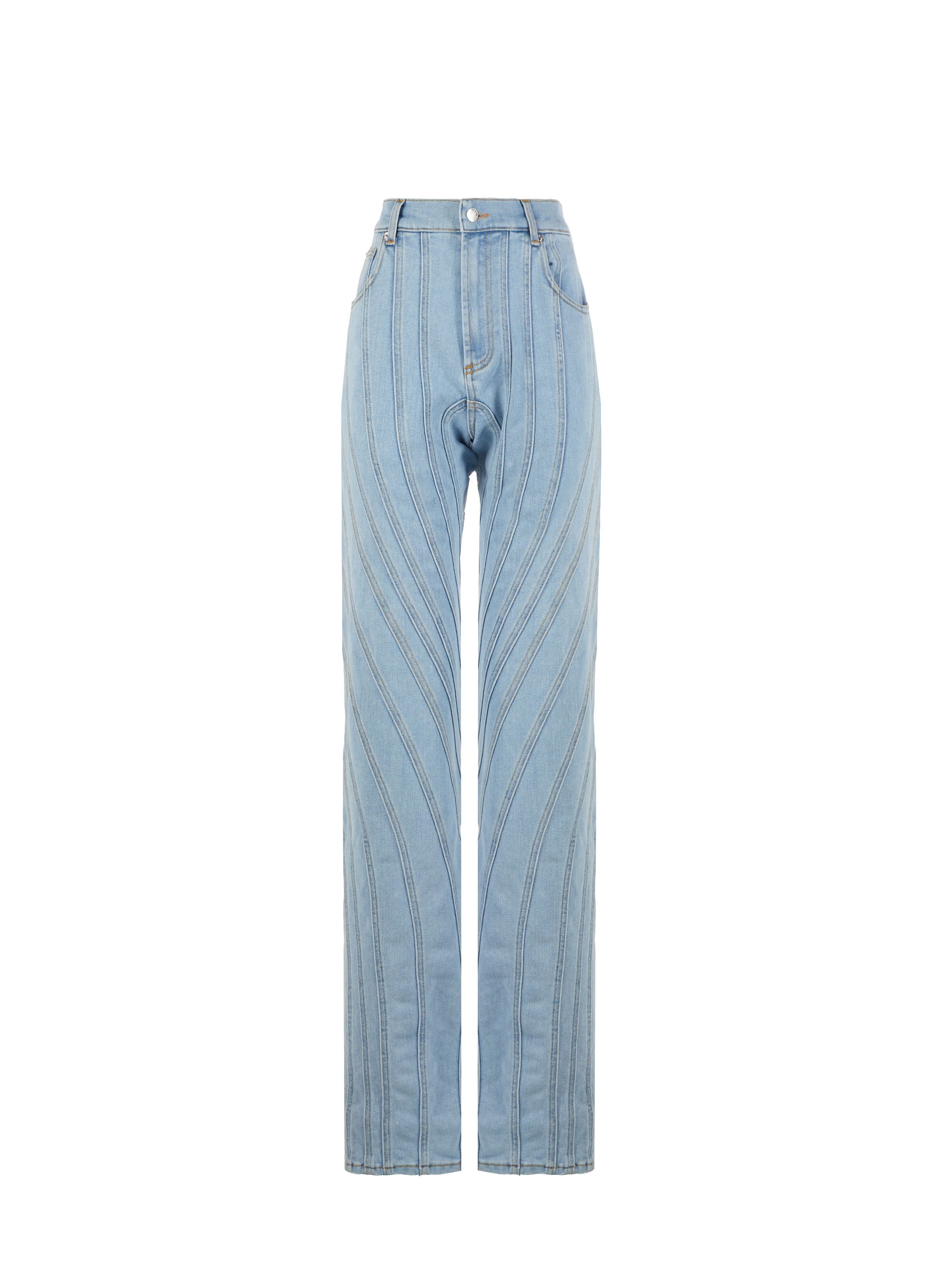 Jean taille basse MUGLER Bleu