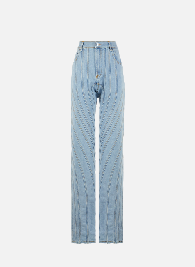 MUGLER Jeans mit niedrigem Bund