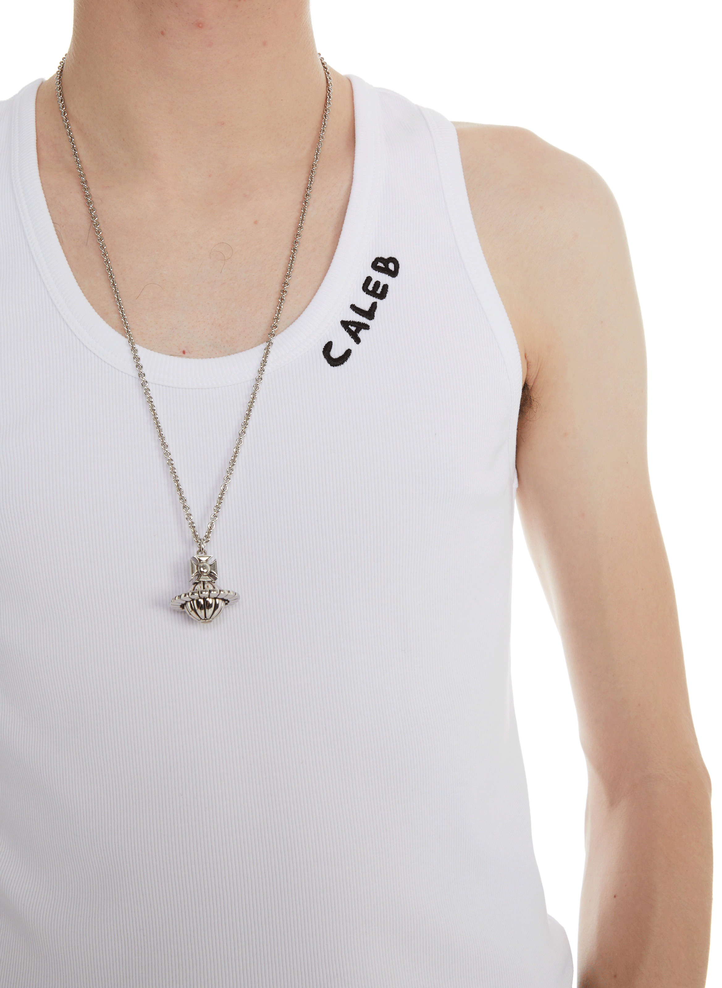 Collier en laiton VIVIENNE WESTWOOD Argent