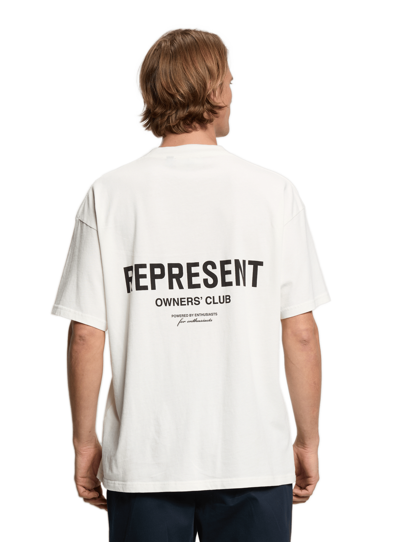 T-shirt droit en coton  Blanc