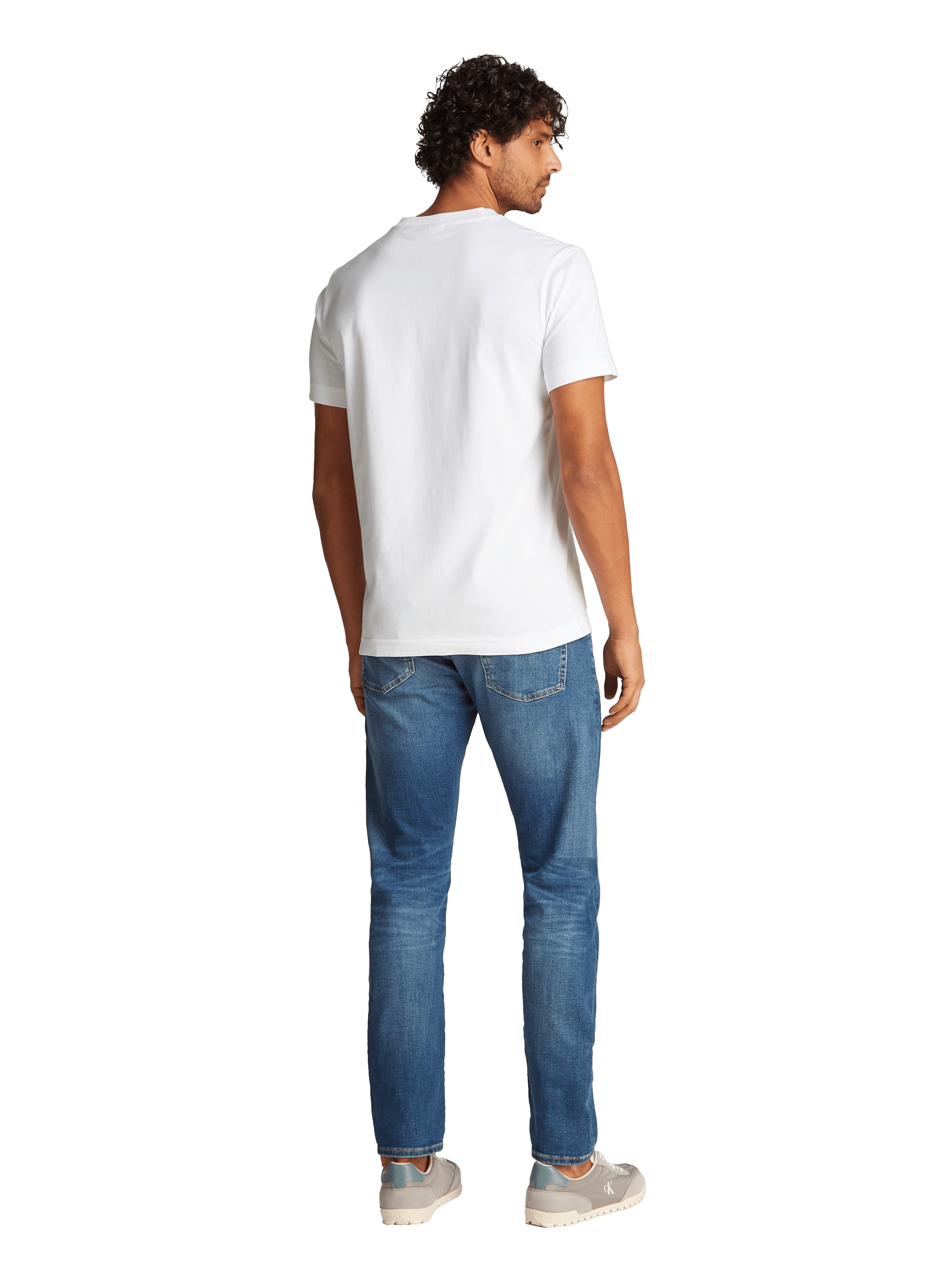 Cotton T-shirt CALVIN KLEIN White