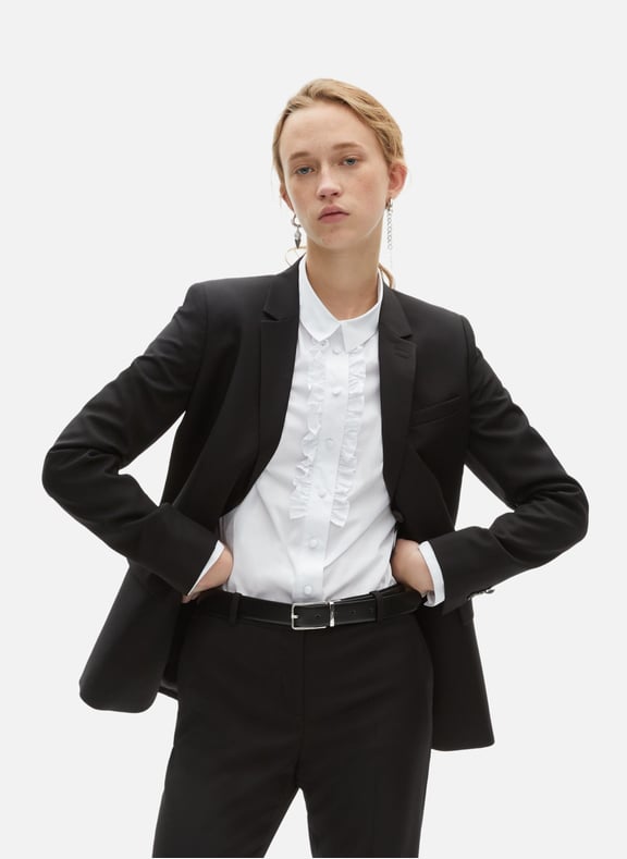 Veste de costume en laine coupe cintrée Noir by THE KOOPLES THE KOOPLES Veste de costume en laine coupe cintrée Noir
