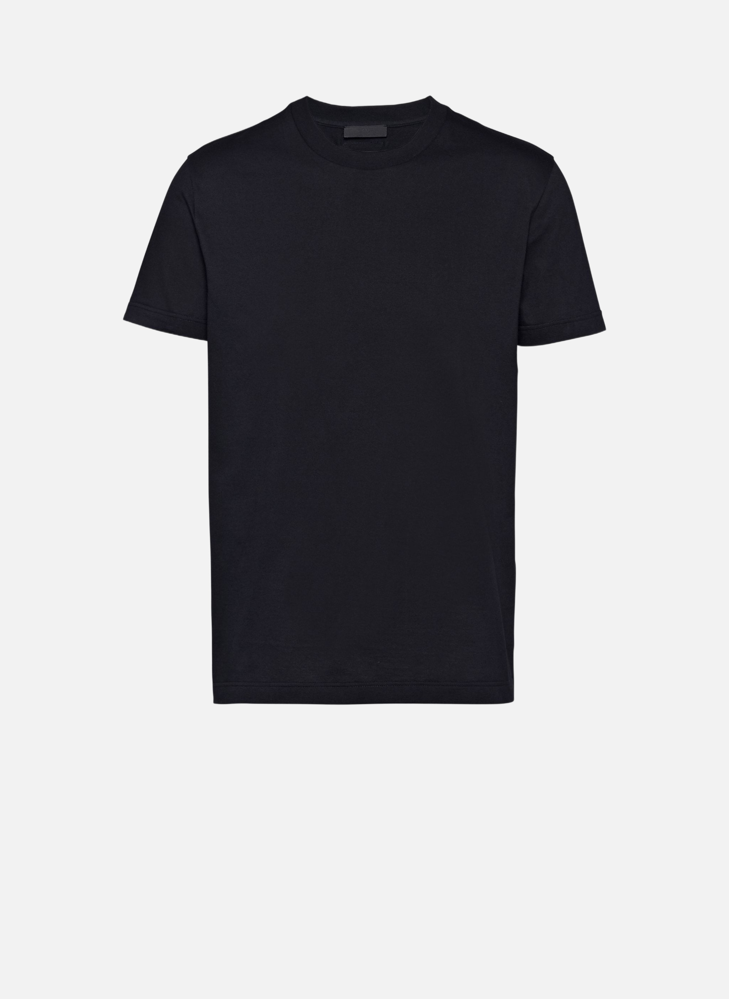 T-shirt en coton - lot de 3 PRADA Noir