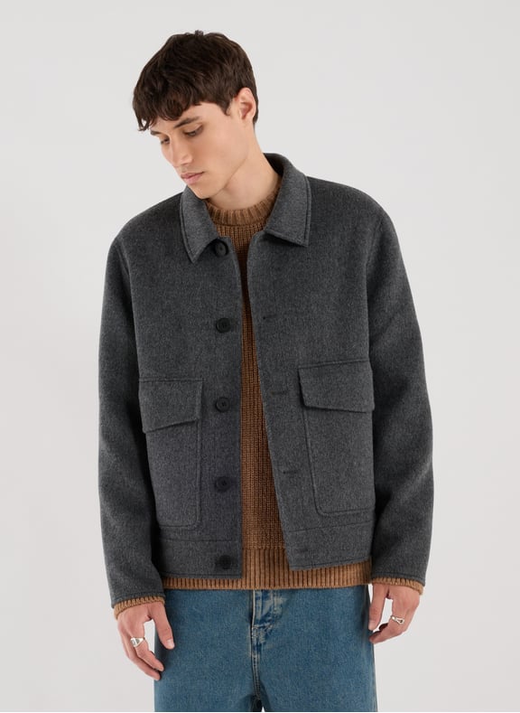 Veste légère F Emy en laine Gris by SAISON 1865 SAISON 1865 Veste légère F Emy en laine Gris
