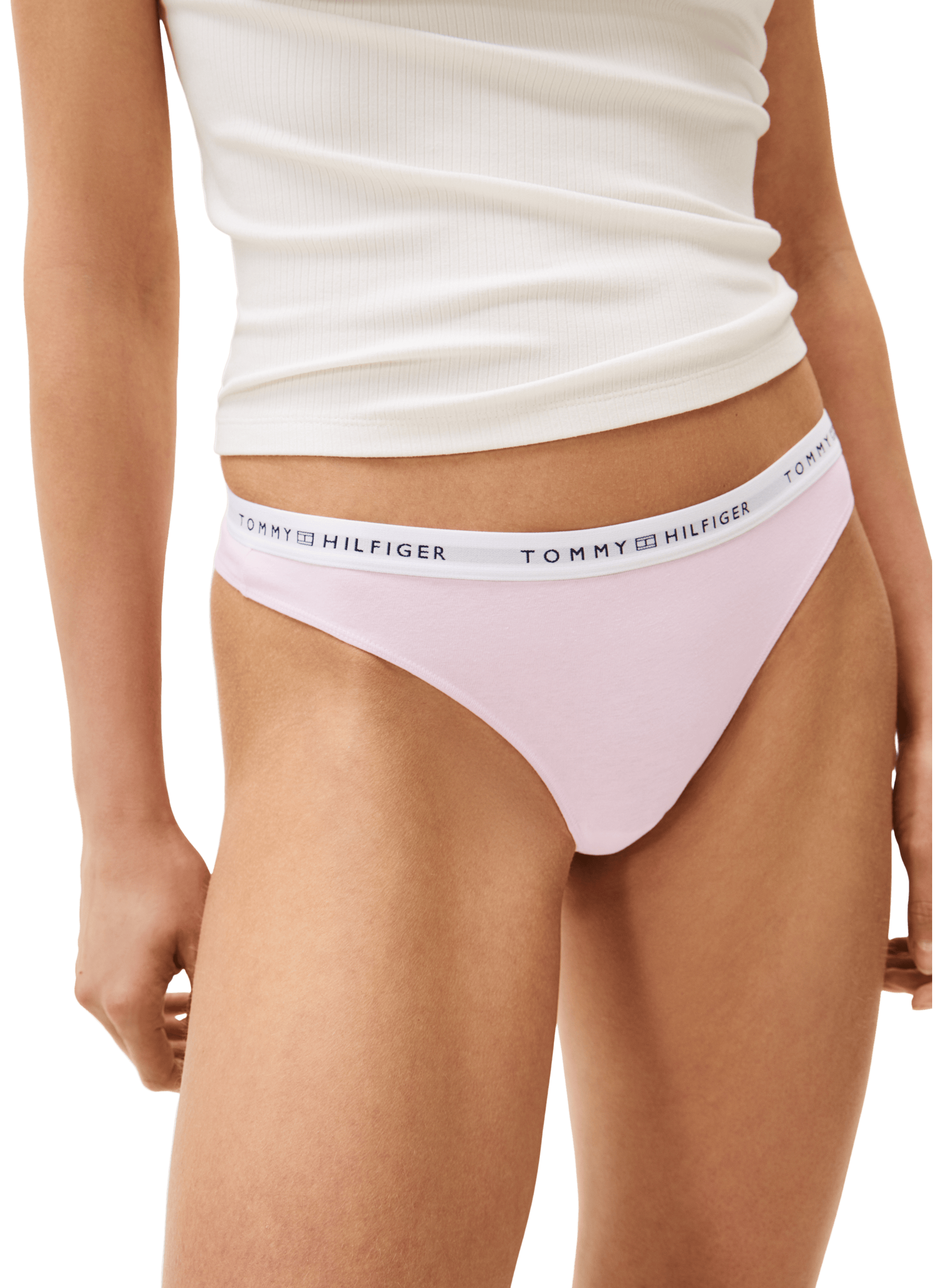 Cotton thong TOMMY HILFIGER Pink