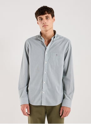 Chemise à rayures en coton GANT Chemise à rayures en coton GANT