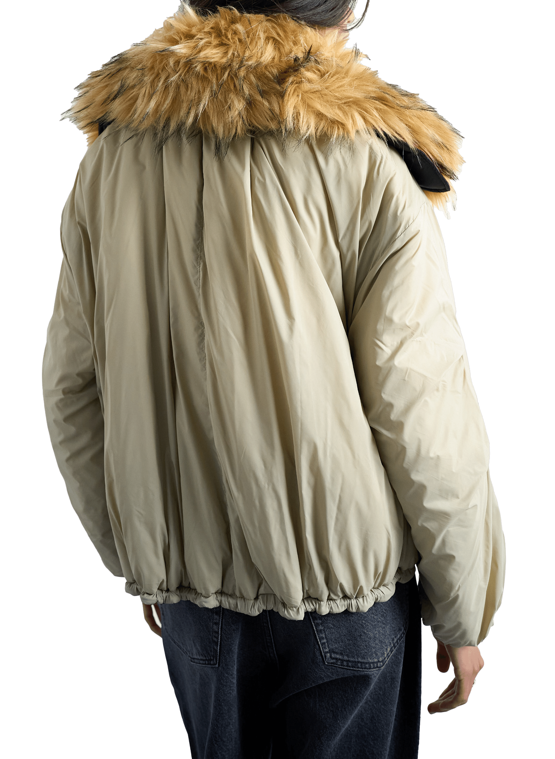 Oversized bomber with a classic collar TOPSHOP Green