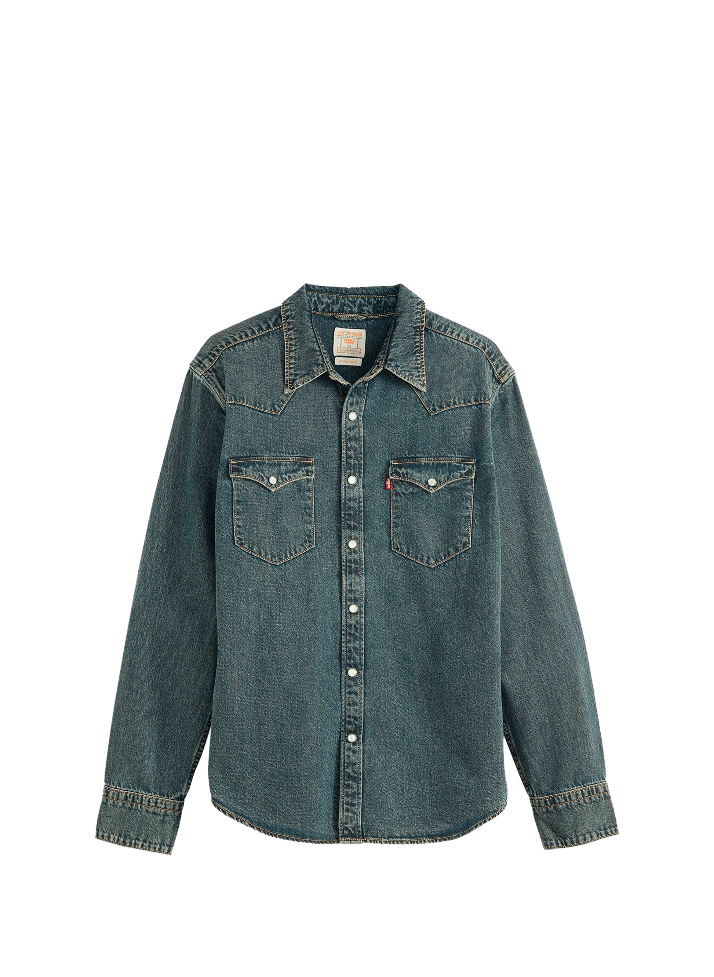 Bleached denim Shirt LEVI'S Blue