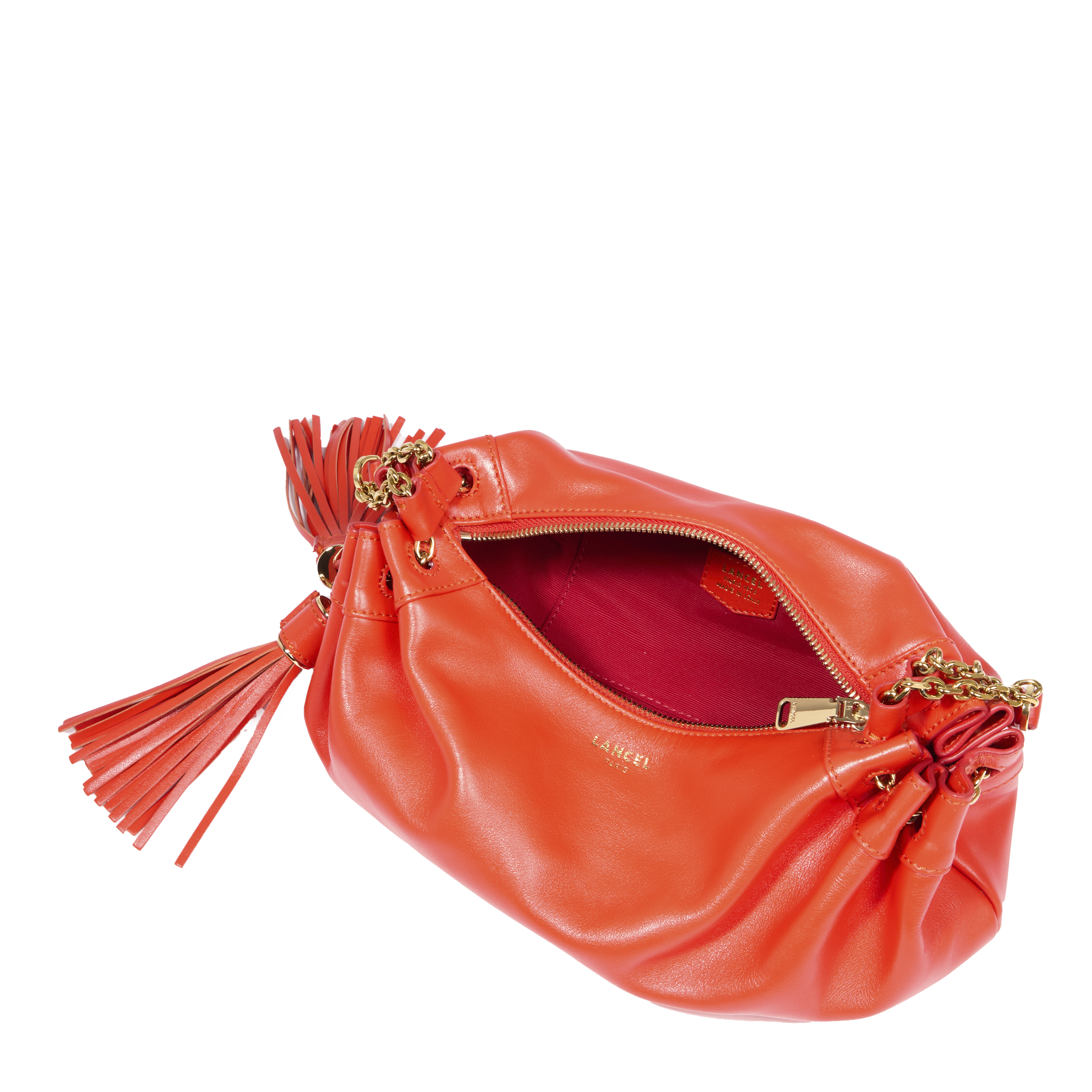 Sac mabelle porté croisé s en cuir mabelle LANCEL Orange