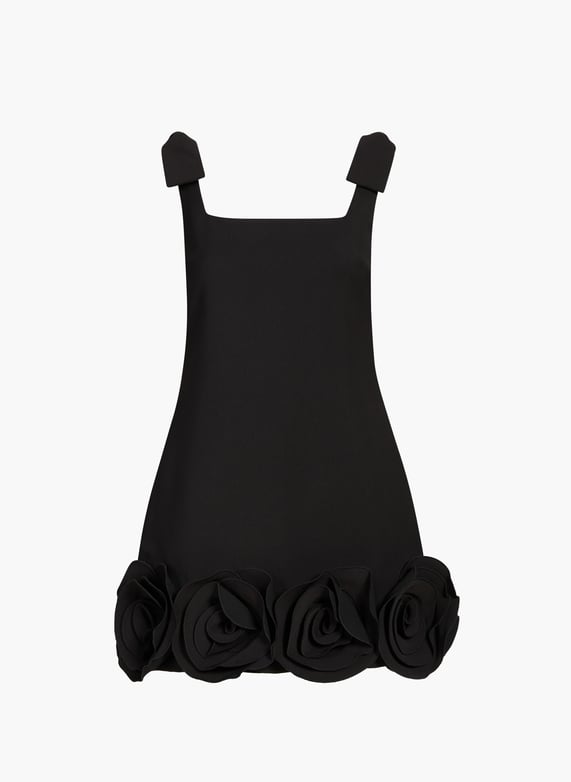 Square neck short dress Black Self portrait - Women | Printemps.com Square neck short dress Black Self portrait - Women | Printemps.com