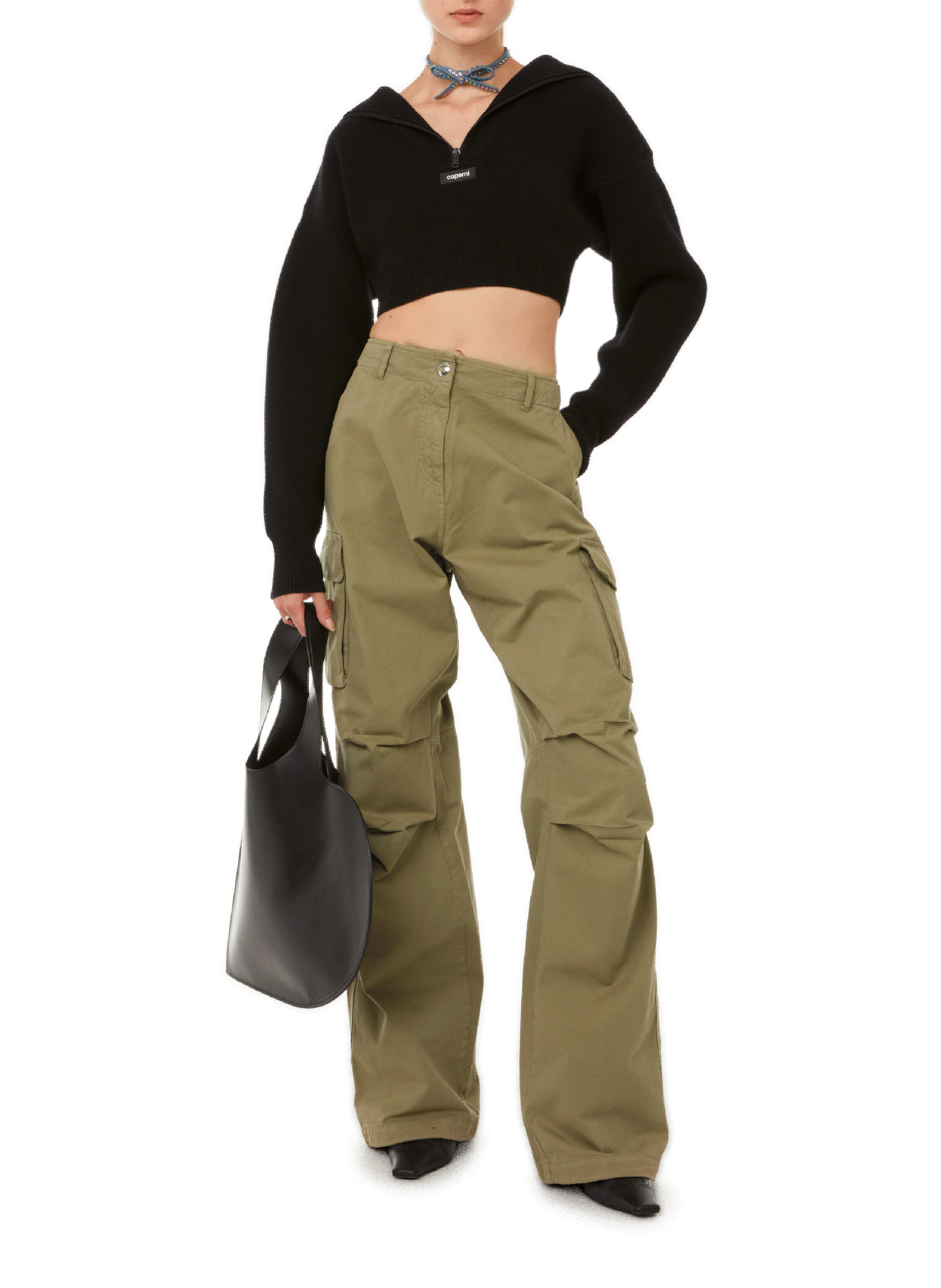 Heart tote bag  COPERNI Black