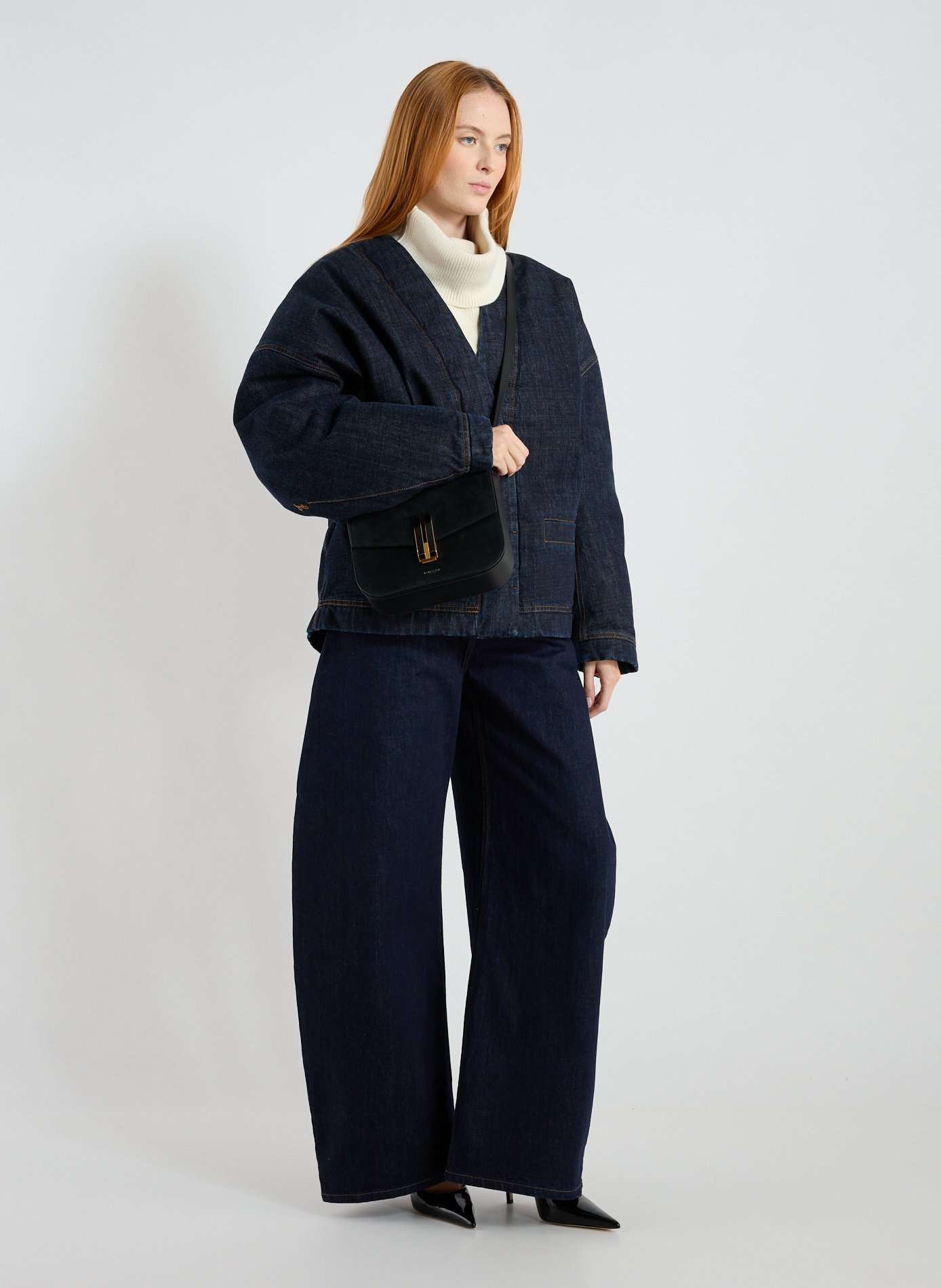 Vancouver leather handbag  DEMELLIER LONDON Black