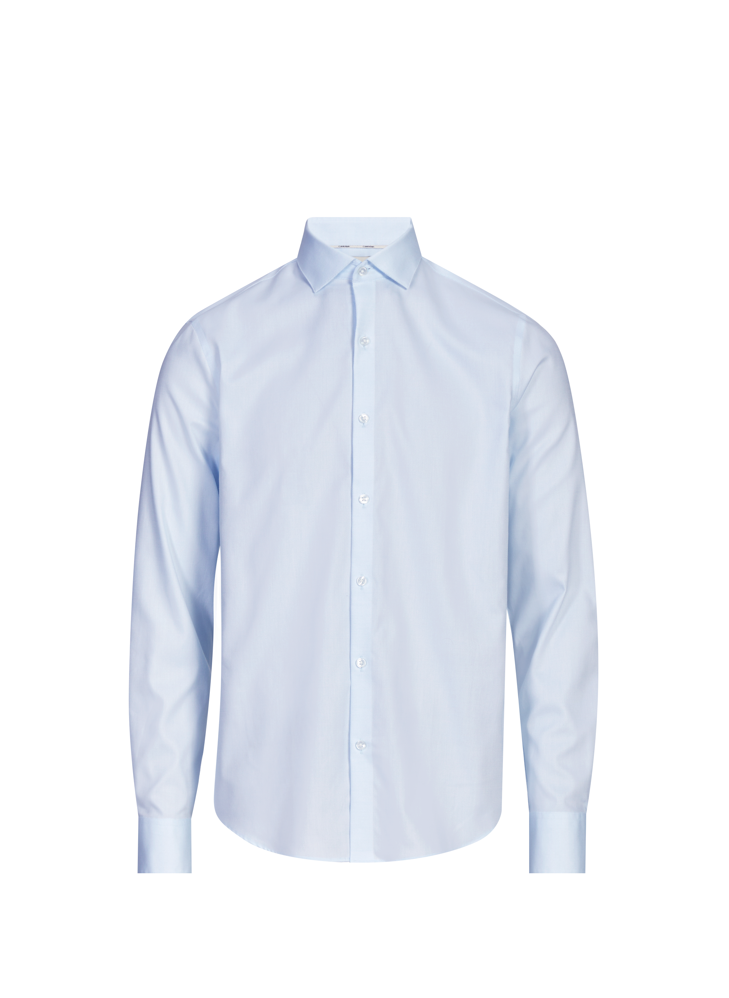 Chemise slim en coton mélangé CALVIN KLEIN Bleu