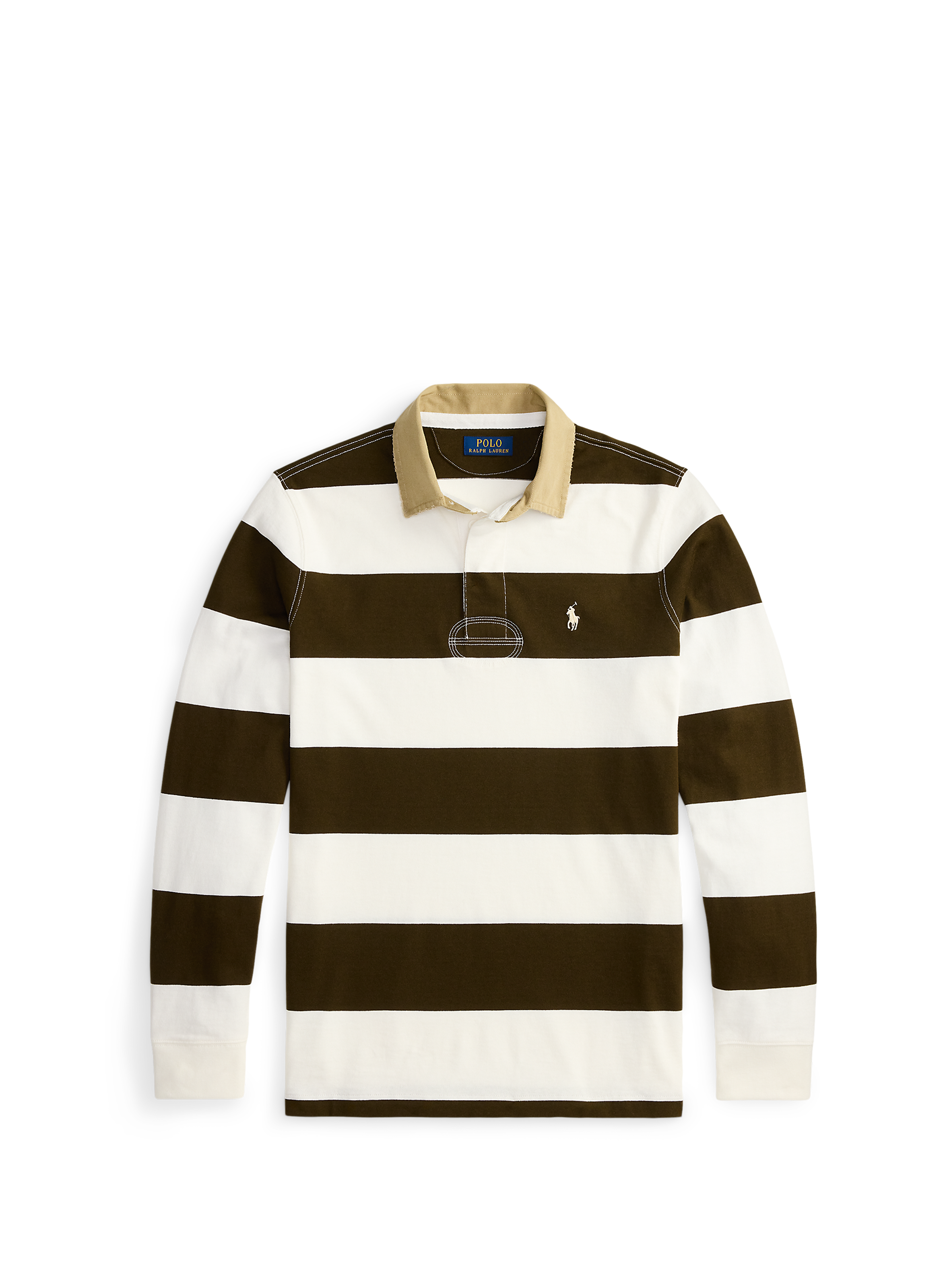 Striped rugby-inspired cotton polo POLO RALPH LAUREN Multicolour