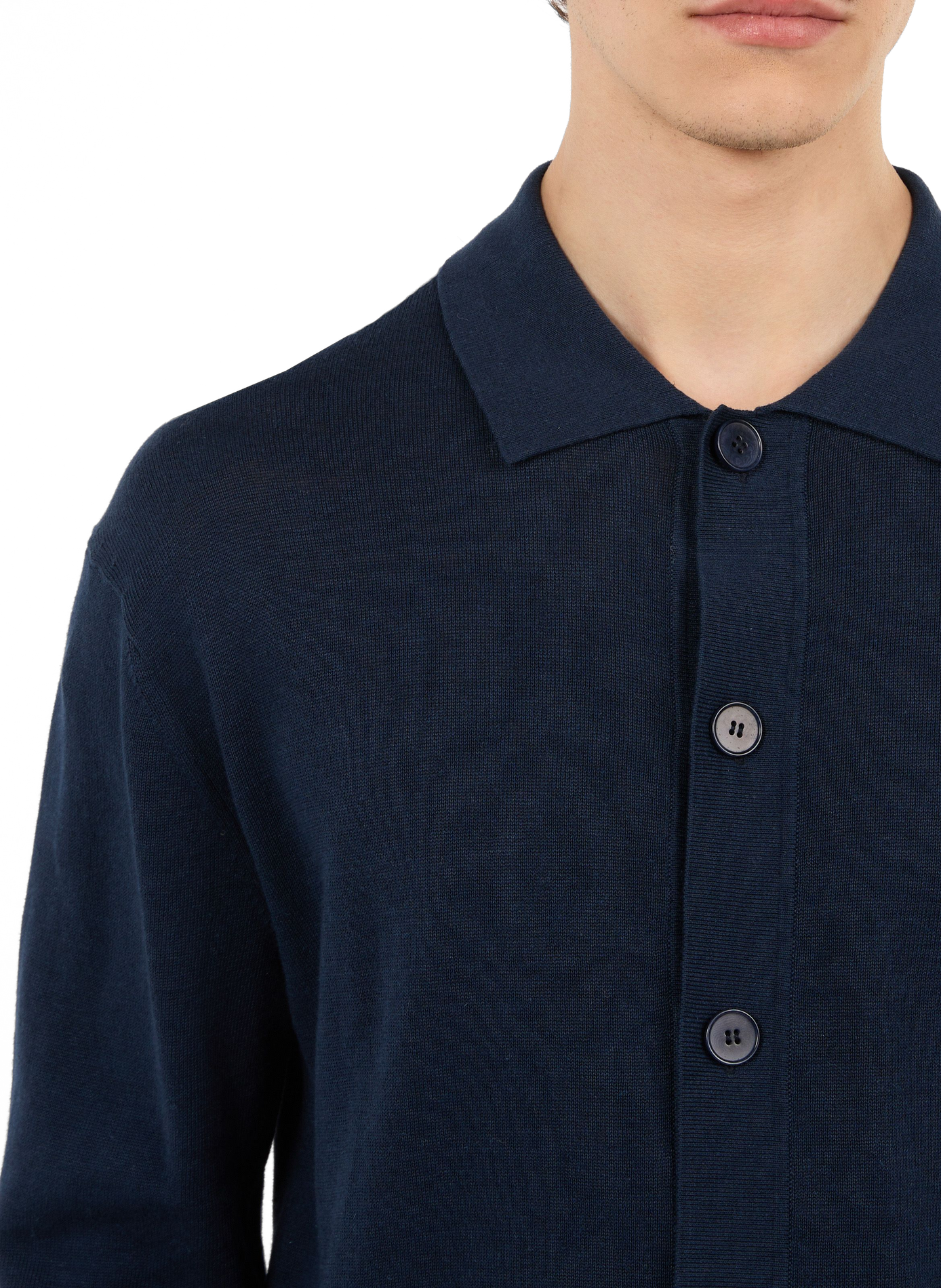 Cardigan Holo en lin et coton SAISON 1865 Bleu